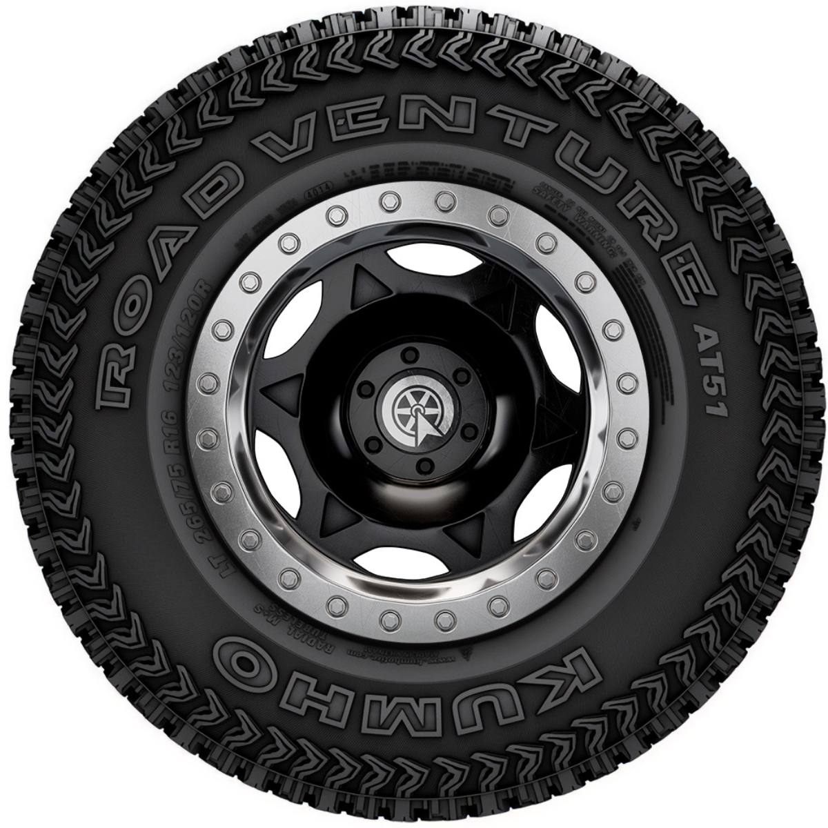 Foto 2 | Llanta 265/70r18 114t Kumho Road Venture At51