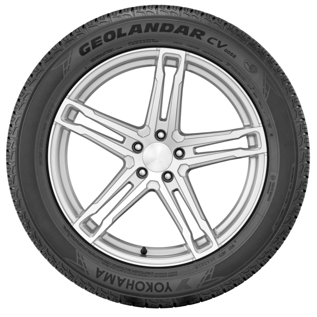 Foto 3 pulgar | Llanta 225/55r19 99v Yokohama Geolandar Cv G058