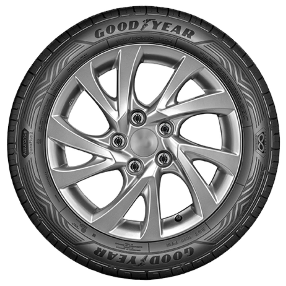 Foto 3 pulgar | Llanta 165/65r14 83h Goodyear Assurance Duraplus 2