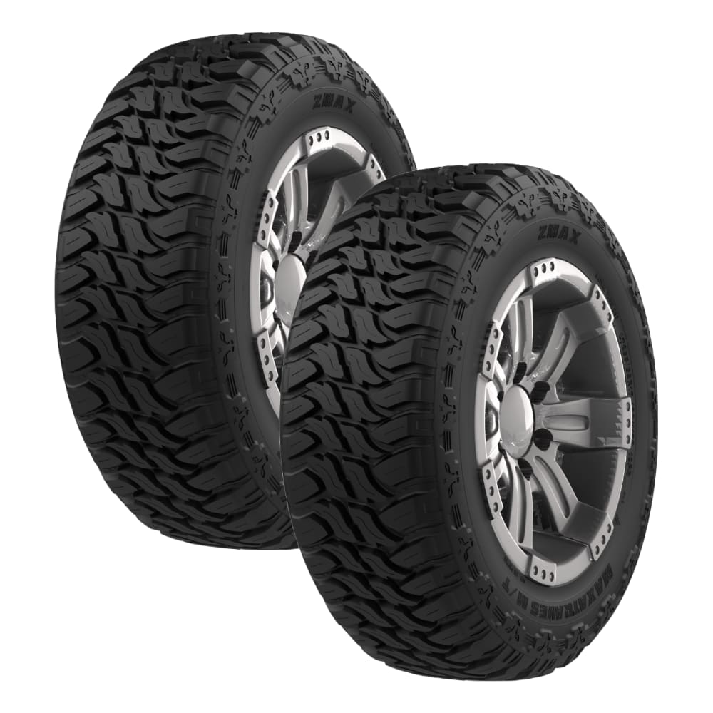 Paquete De 2 Llantas 35x12.50 R20 Zmax Maxatraves M/t 121q