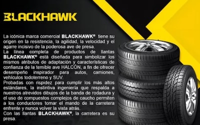 Foto 2 | Paquete De 4 Llantas 185 60 R14 Blackhawk Hh11 Vt 82h