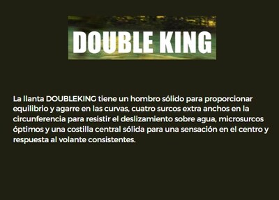 Foto 2 | Paquete de 2 Llantas 185/70R14 Doubleking DK318 88T