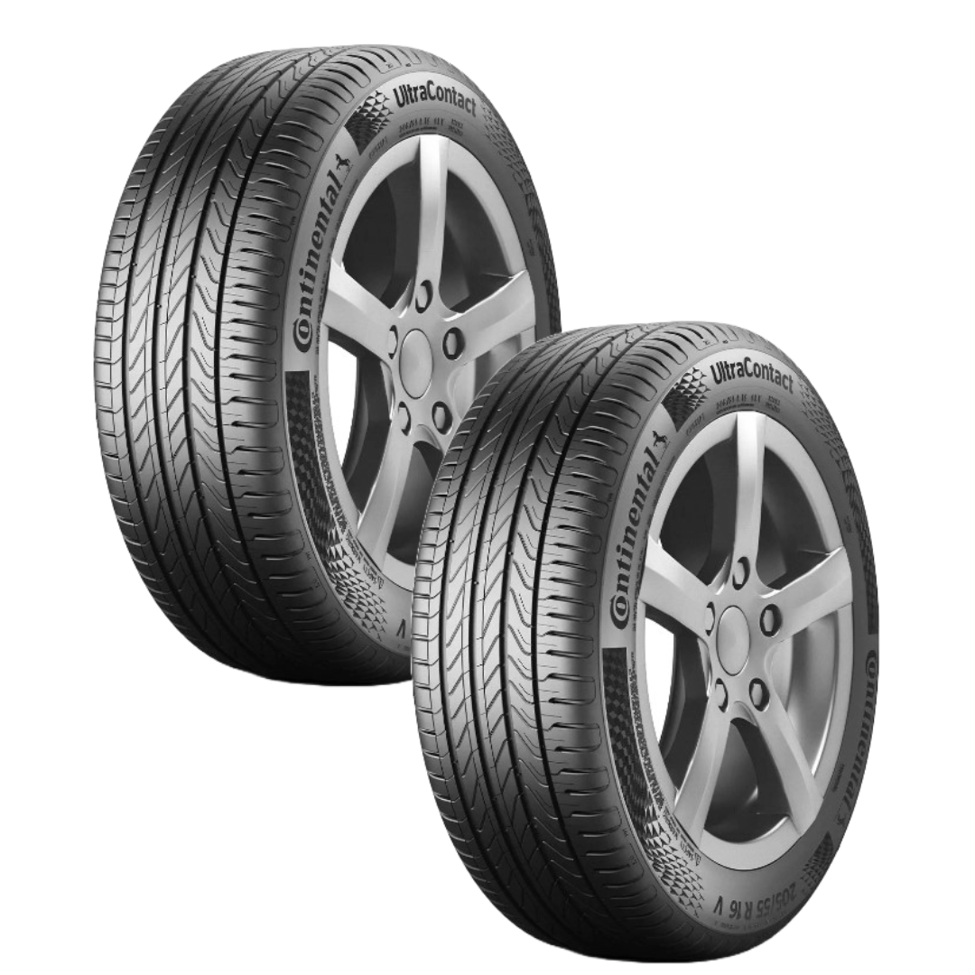 Paquete De 2 Llantas 195/55 R16 Continental Ultracontact 87h