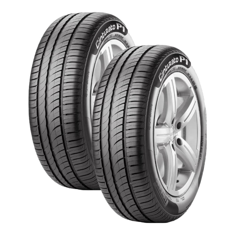 Paquete de 2 Llantas 195/55 R16 Pirelli Cinturato P1 Verde 91v