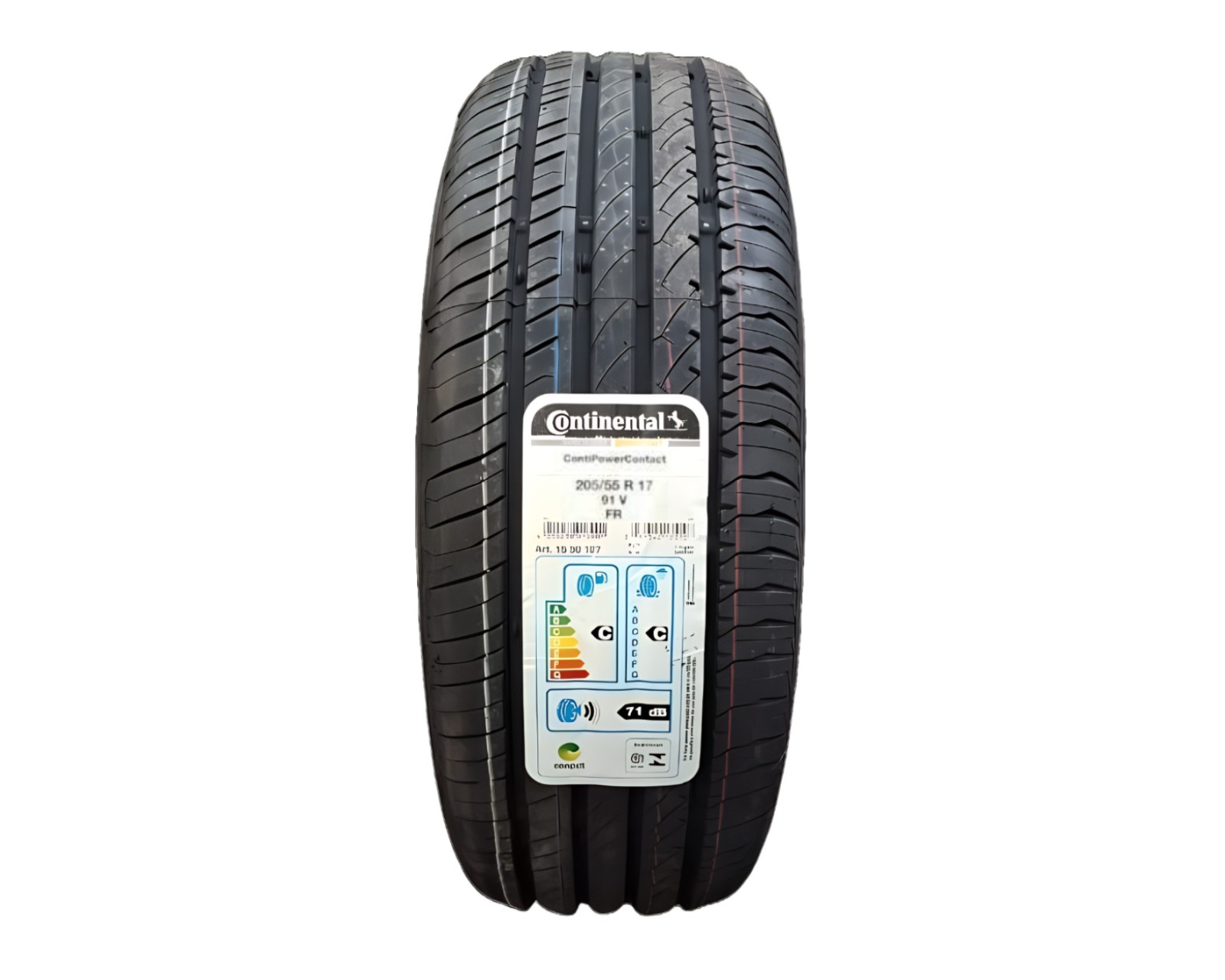 Foto 3 pulgar | Llanta 205/55r17 Continental Fr Contipowercontact 91v