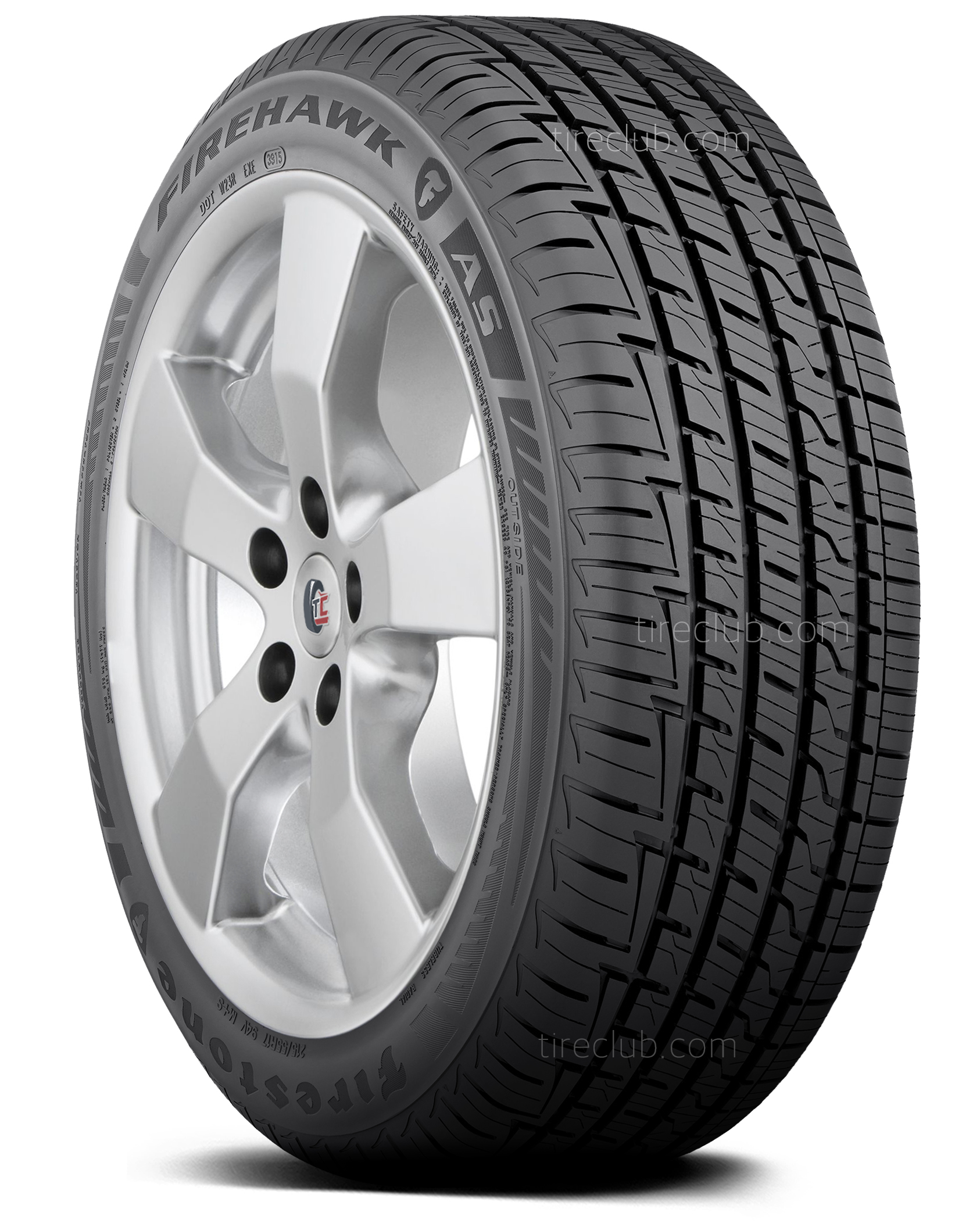 Foto 2 pulgar | Llanta Firestone Firehawk As 215/55r17 94v