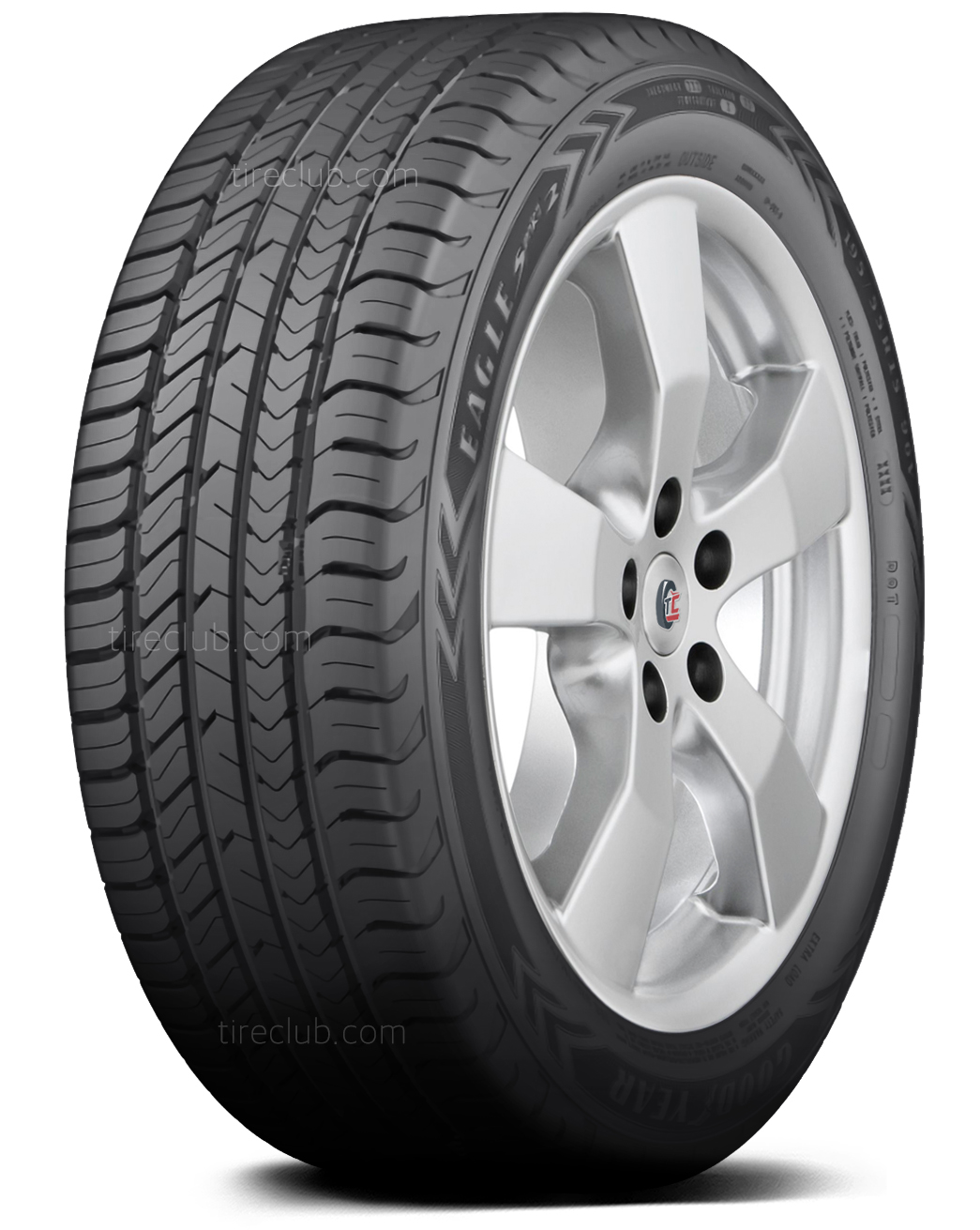 Foto 2 pulgar | Llanta Goodyear Eagle Sport 2 205/55r16 91v