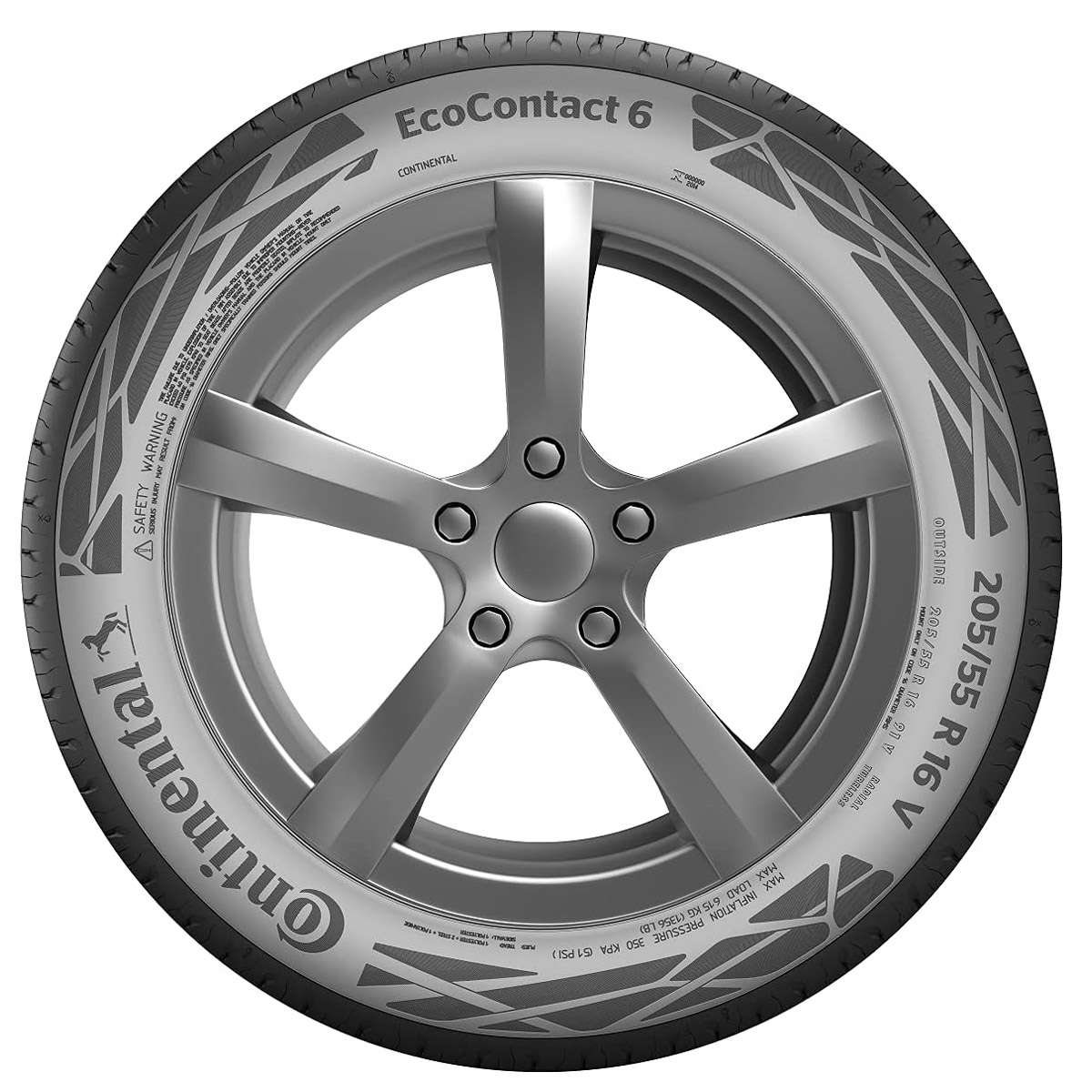 Foto 3 pulgar | Llanta 235/55r18 Continental Ecocontact 6