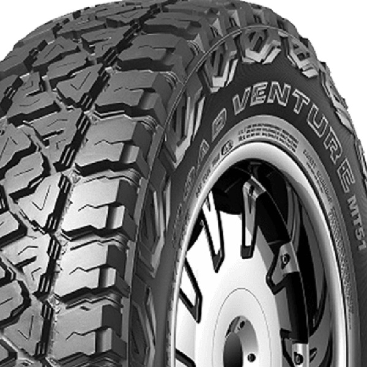 Foto 3 pulgar | Llanta Lt265/75r16 Kumho Road Venture Mt51