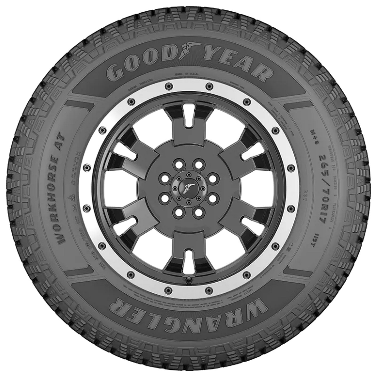 Foto 4 pulgar | Llanta 205/70r15 Goodyear Wrangler Workhorse At 96t