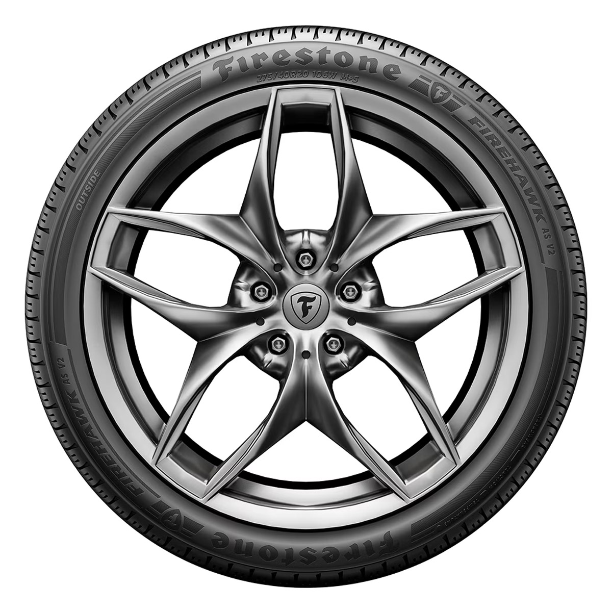Foto 2 | Llanta 225/45r17 Firestone Firehawk As V2 94w