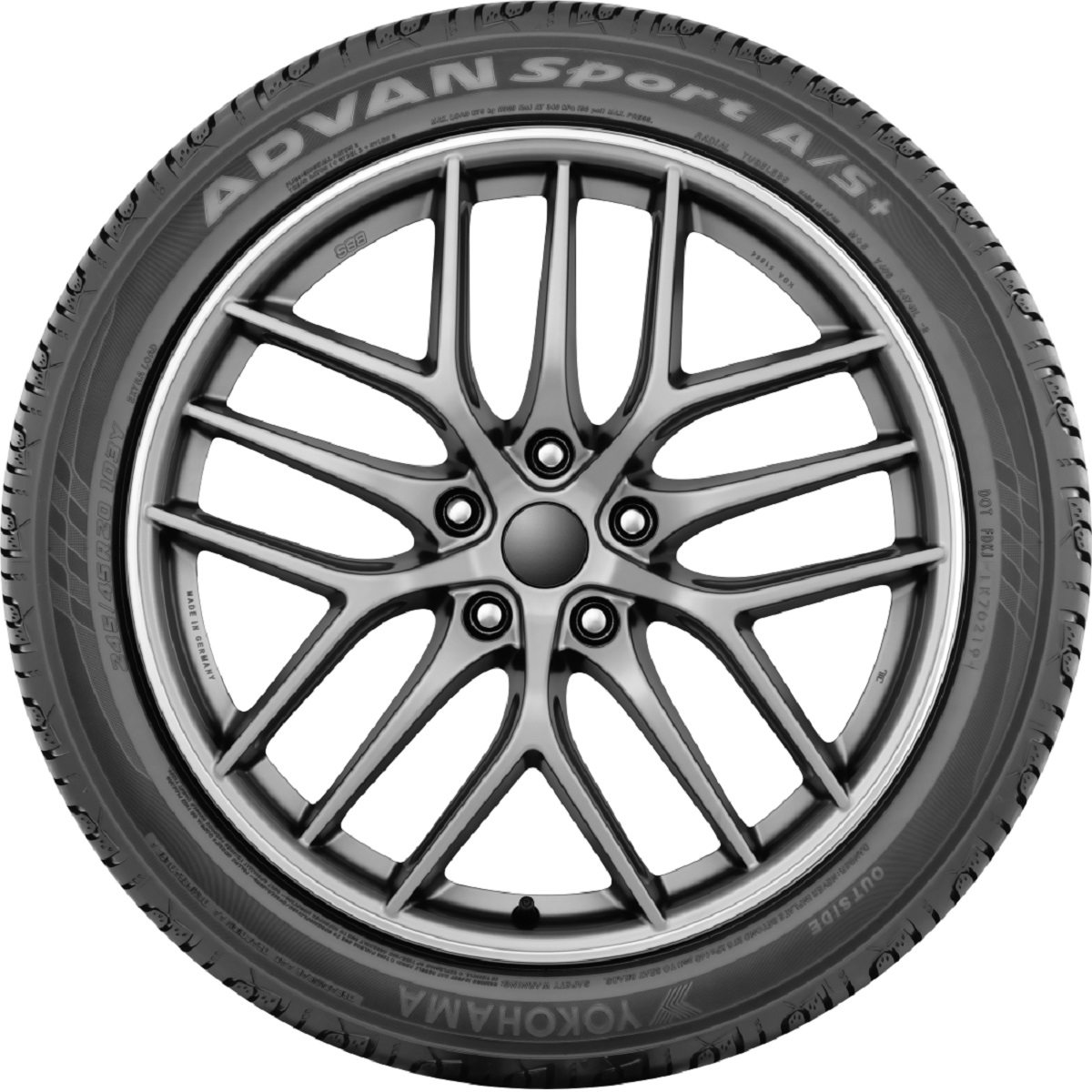 Foto 4 pulgar | Llanta 225/45r17 Yokohama Advan Sport A/s 94w