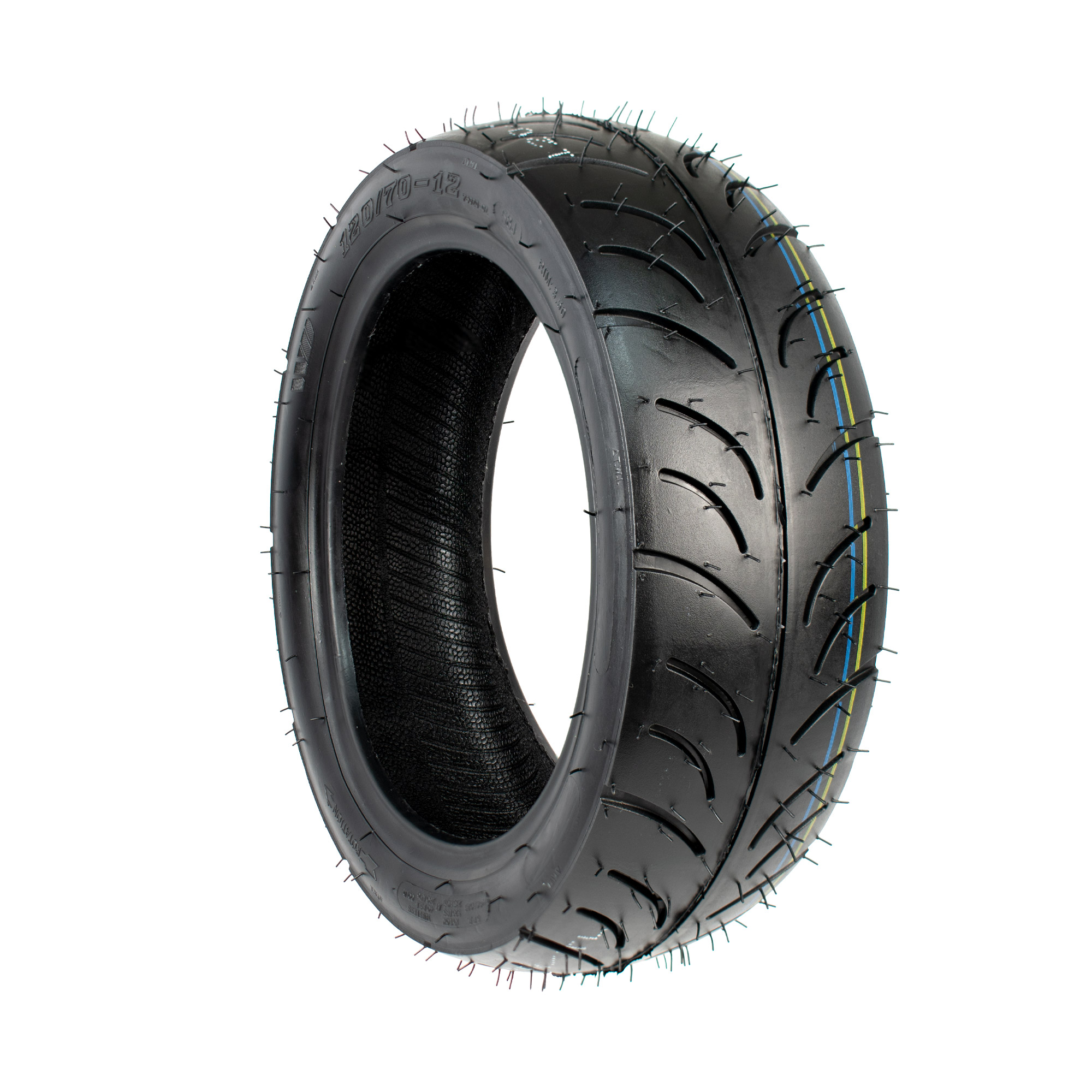 Llanta para Motocicleta 120/70-12 58j 6pr Tubeless Motometa P6020