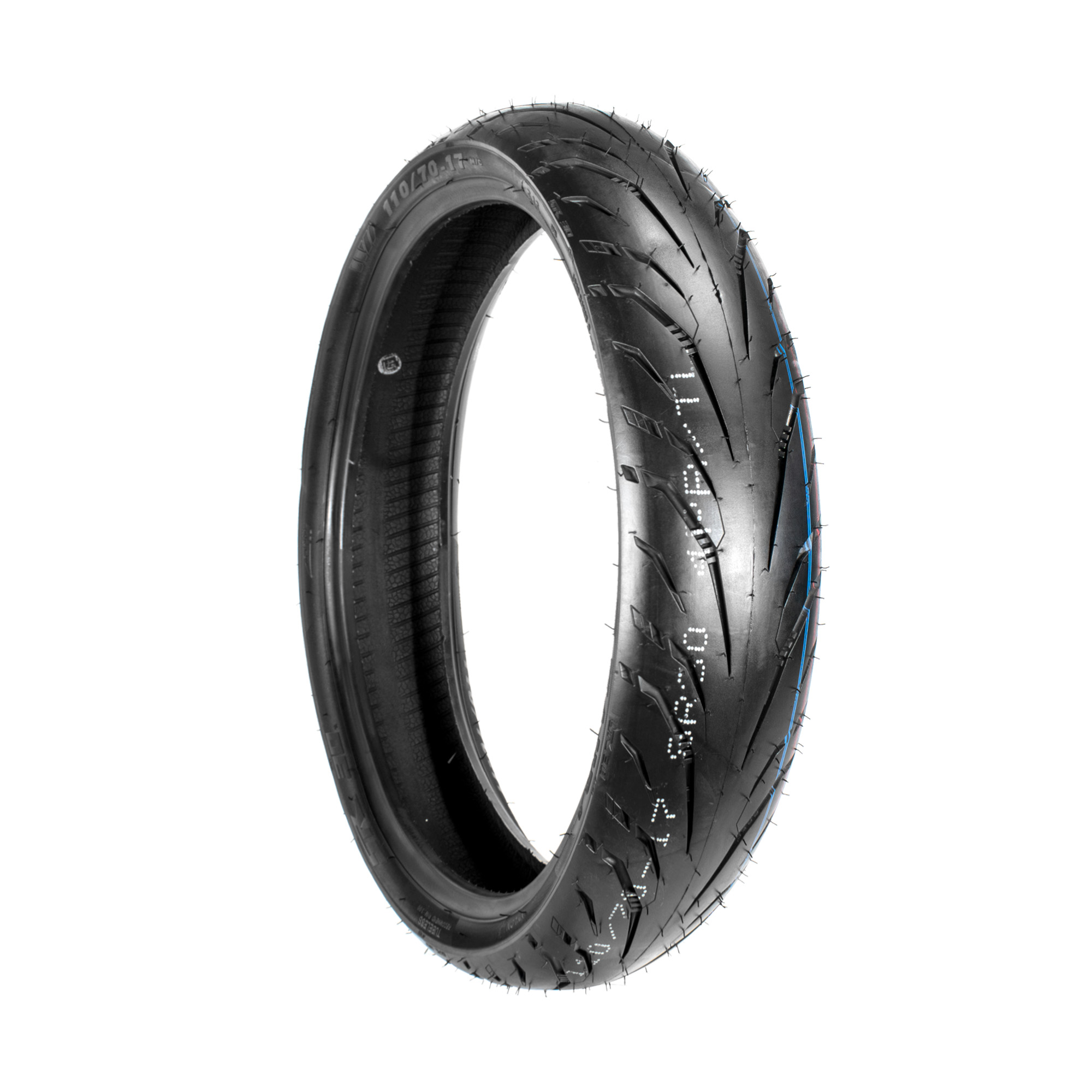 Llanta para Motocicleta 100/70-17 54s 4pr Tubeless Motometa Sr30