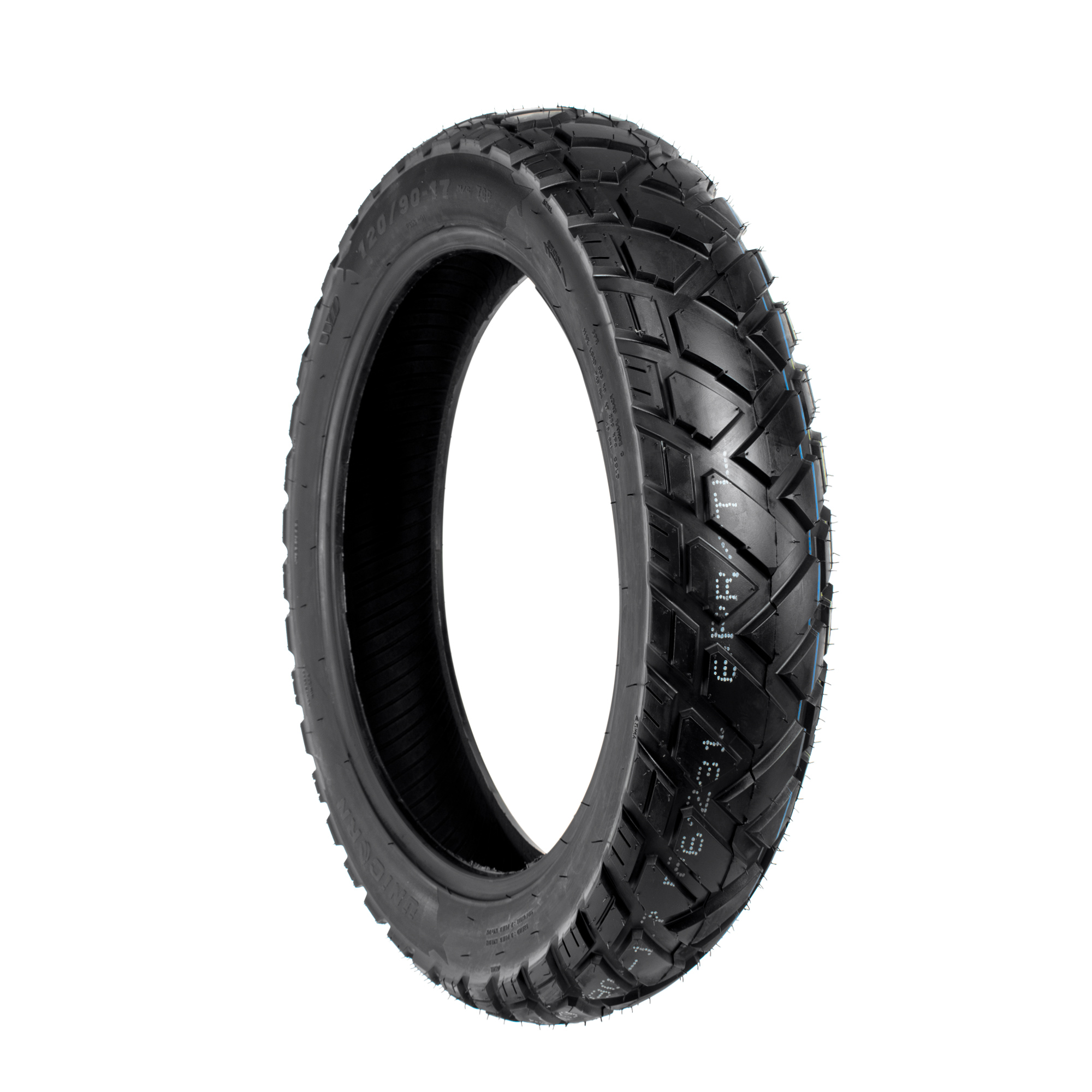 Llanta para Motocicleta 120/90-17 70p 6pr Tubeless Motometa P6169