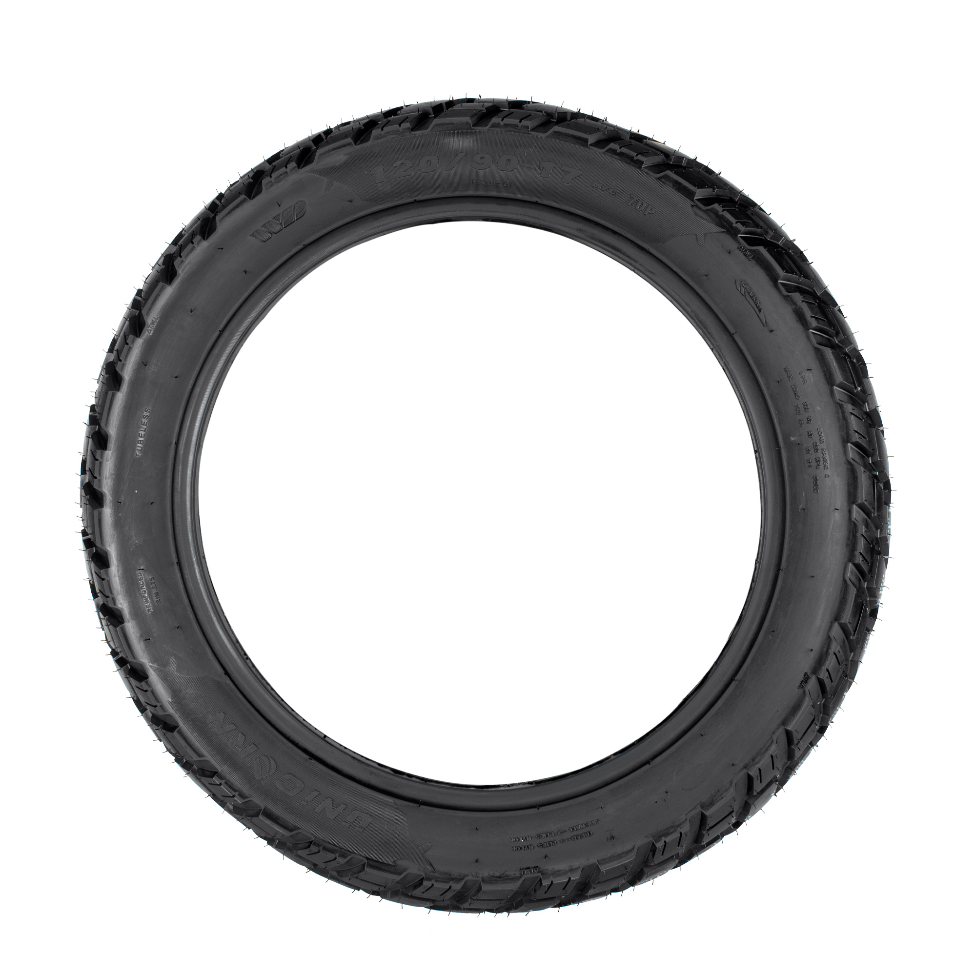 Foto 2 | Llanta para Motocicleta 120/90-17 70p 6pr Tubeless Motometa P6169