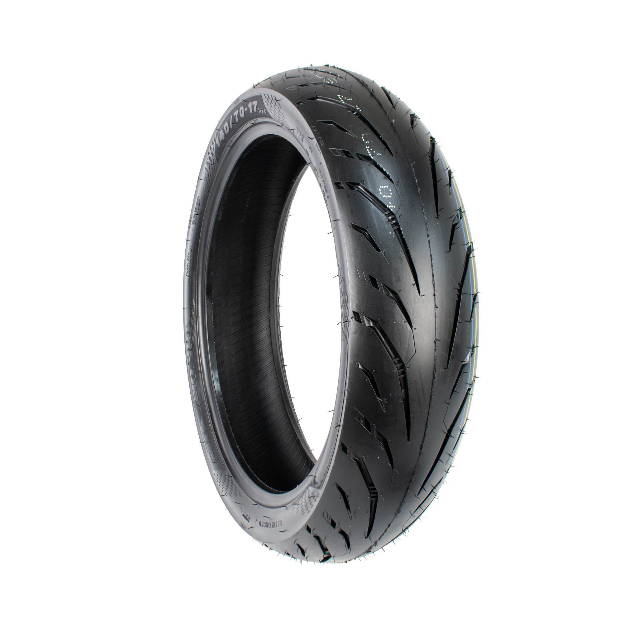 Llanta para Motocicleta 140/70-17 72s 6pr Tubeless Motometa Sr30
