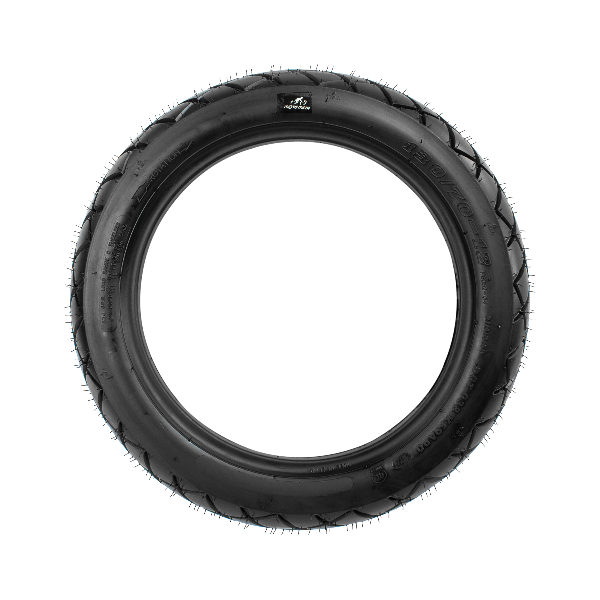 Foto 3 pulgar | Llanta Motometa P6052 para Moto 130/70-12 62j 6pr Tubeless