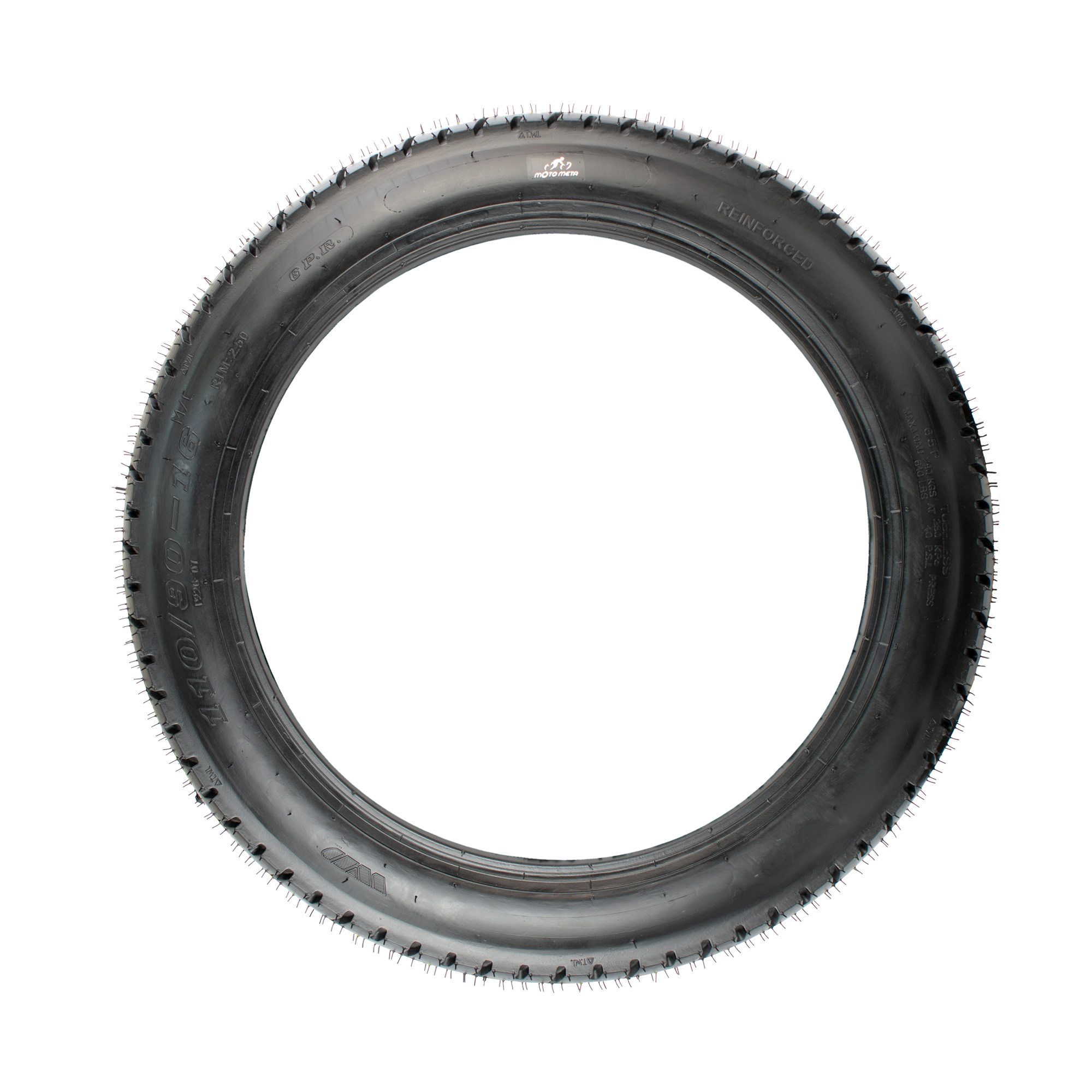 Foto 3 pulgar | Llanta para Moto Motometa P226 110/90-16 Tubeless 65P