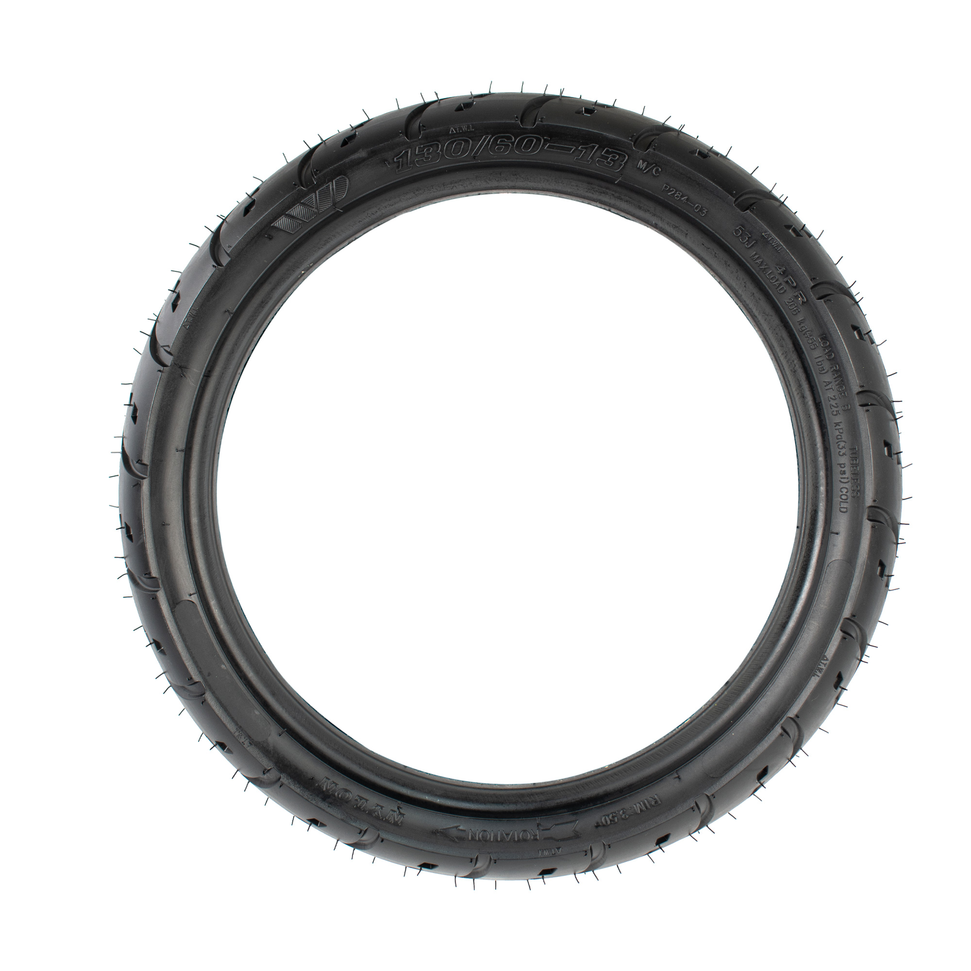 Foto 2 | Llanta para Moto Motometa P284 130/60-13 Tubeless 53J