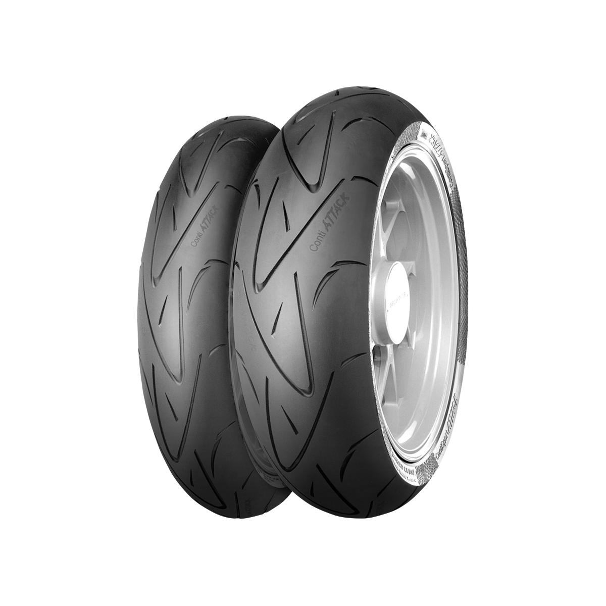 Foto 3 pulgar | Llanta 120/70-r17 Para Moto Tubeless 58w Sport Attack Continental