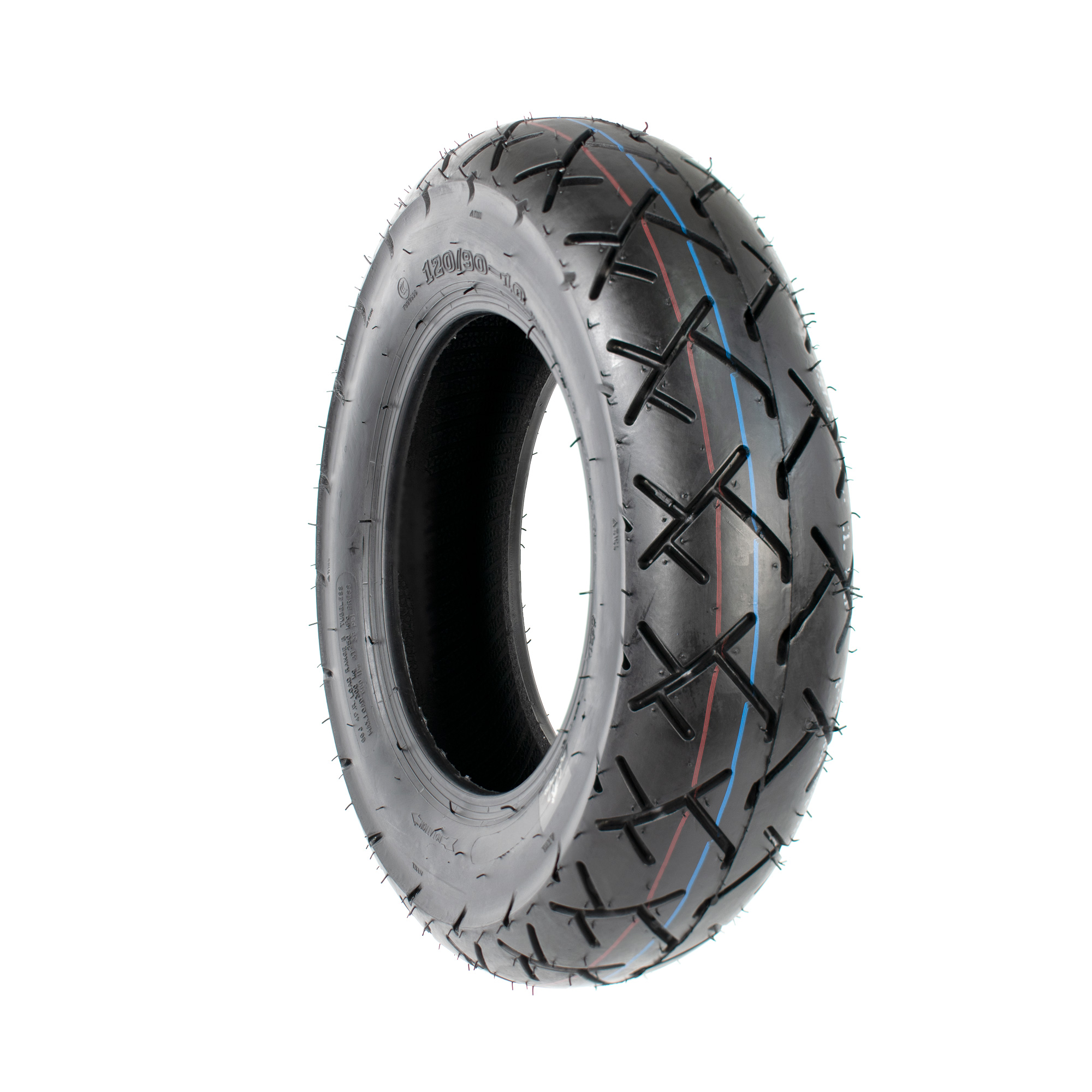 Llanta para Moto Motometa P245 120/90-10 Tubeless 66j