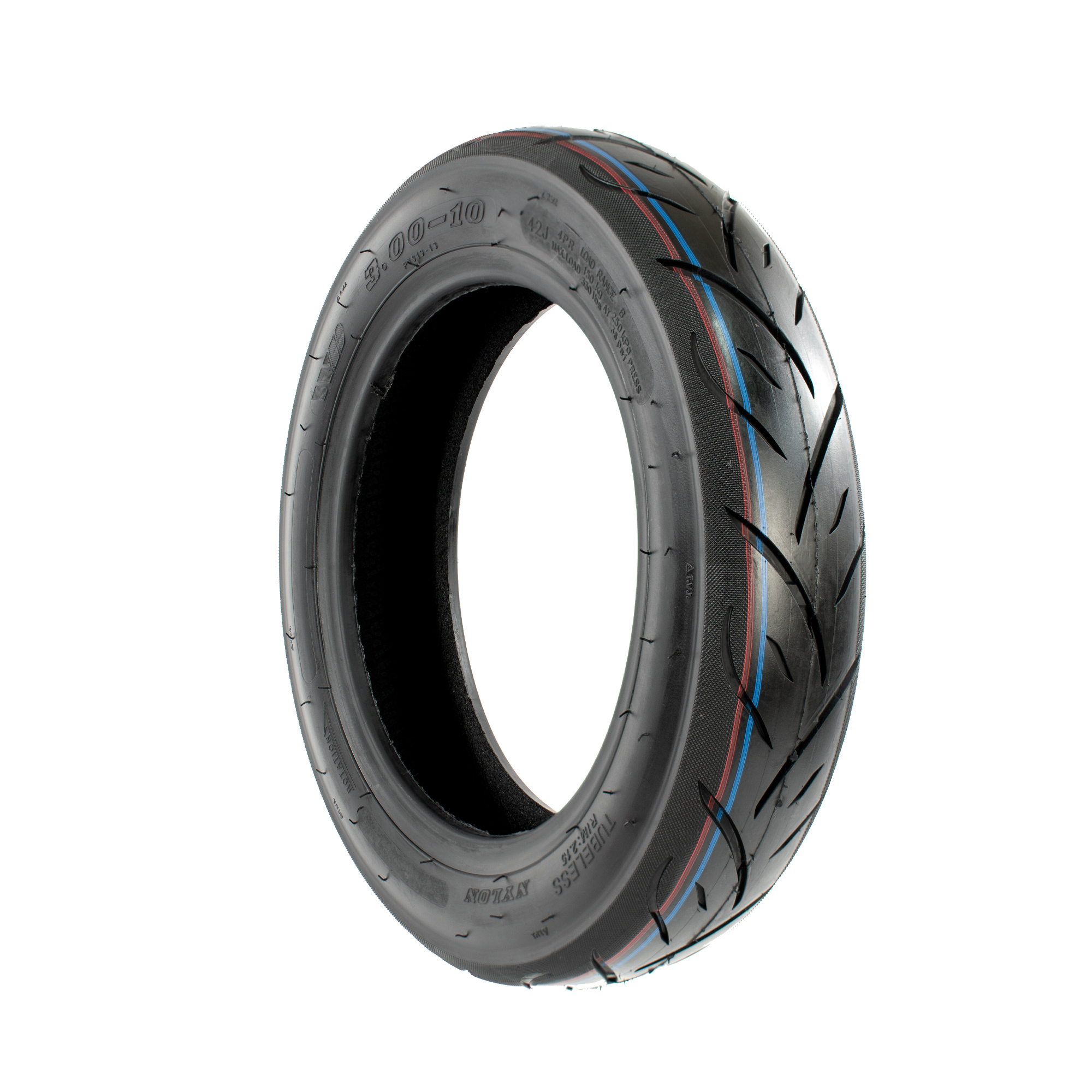 Llanta para Moto 3.00-10 42j 4pr Tubeless Wanda P1319