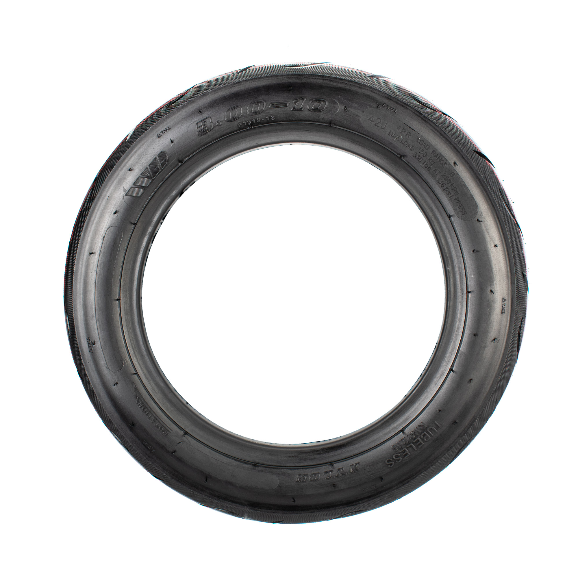 Foto 3 pulgar | Llanta para Moto 3.00-10 42j 4pr Tubeless Wanda P1319