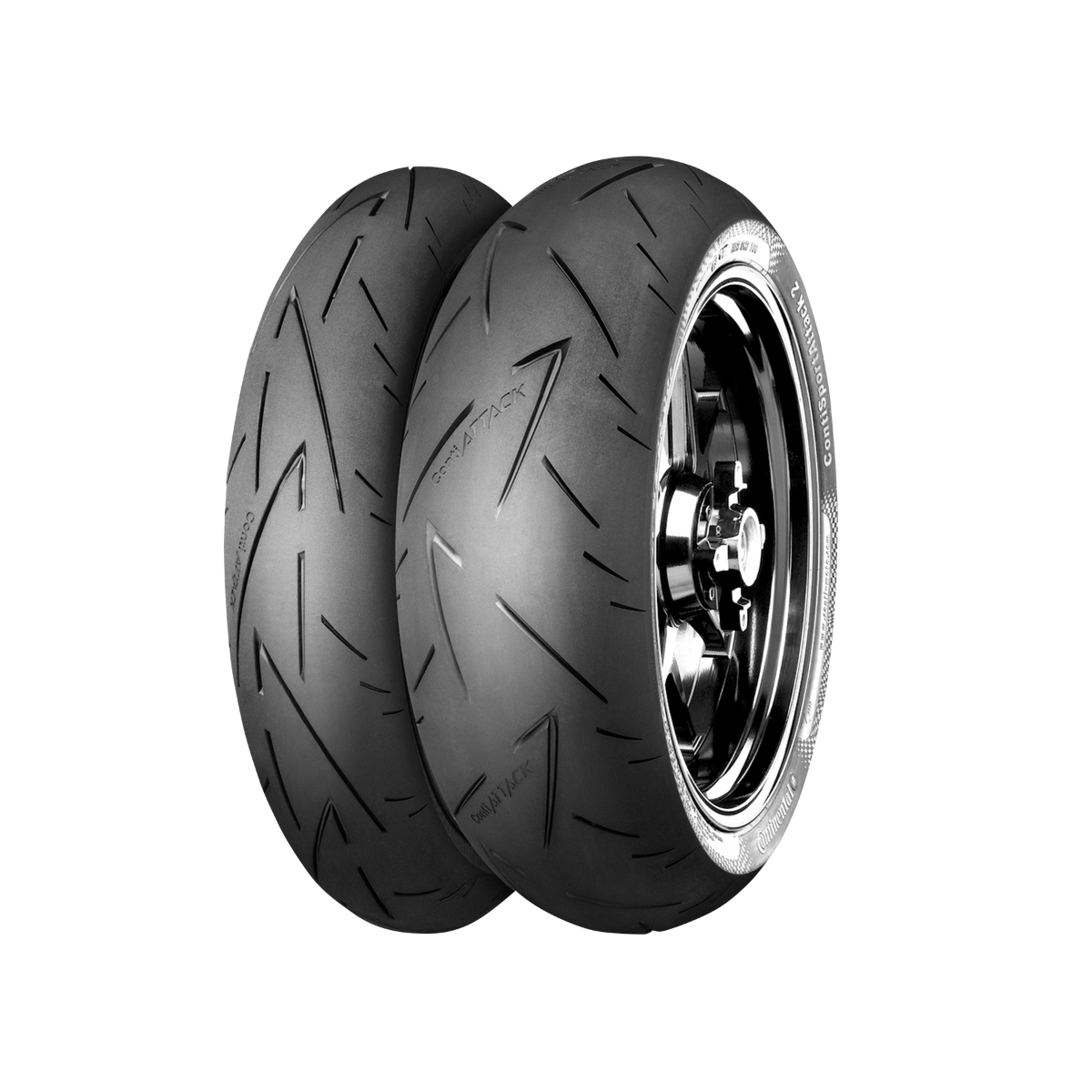 Llanta 110/70zr17 Conti Sport Attack2 54w Tl para Motocicleta