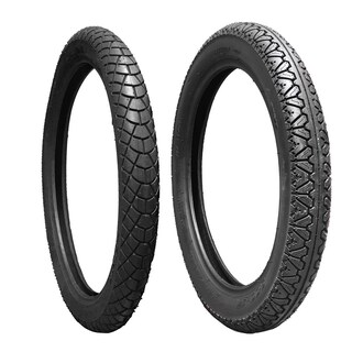 Foto 1 | Set De Llantas Para Moto Wanda 2.5-17 / 3.00-17 Tubetype P6052 Color Negro