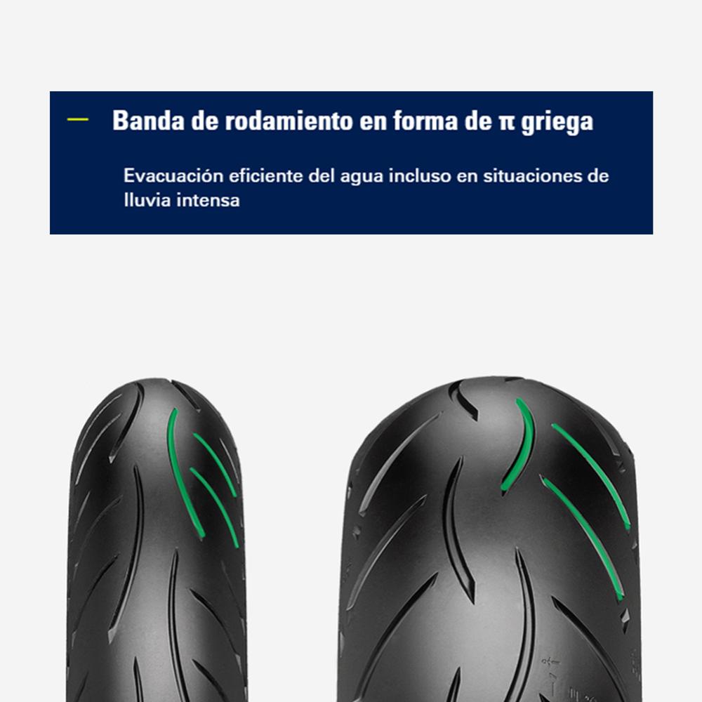 Foto 4 pulgar | Llanta para Motocicleta Metzeler 150/60-17 66h Tubeless Sportec M5