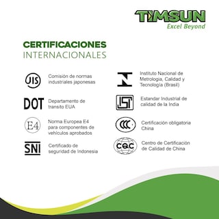 Foto 2 | Llanta Tubeless para Moto Timsun 100/80-17 Ts-659a color Negro