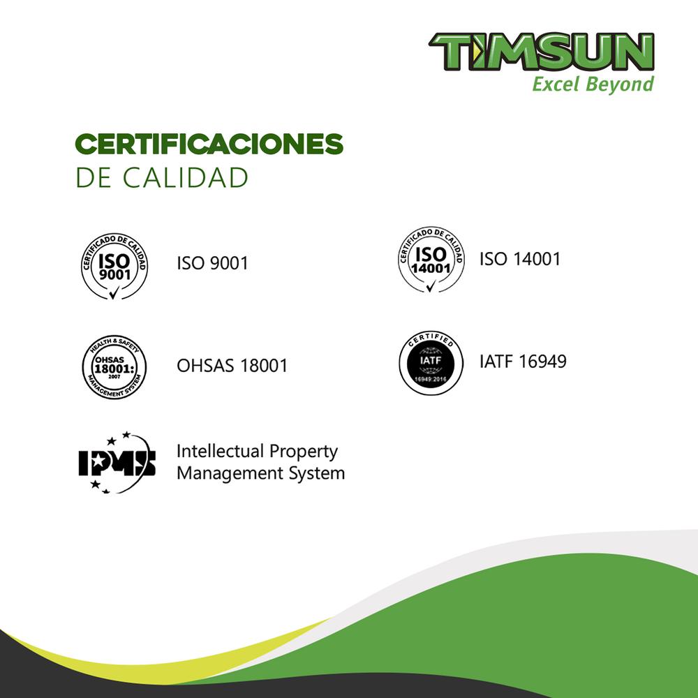 Foto 4 pulgar | Llanta Tubeless para Moto Timsun 100/80-17 Ts-659a color Negro