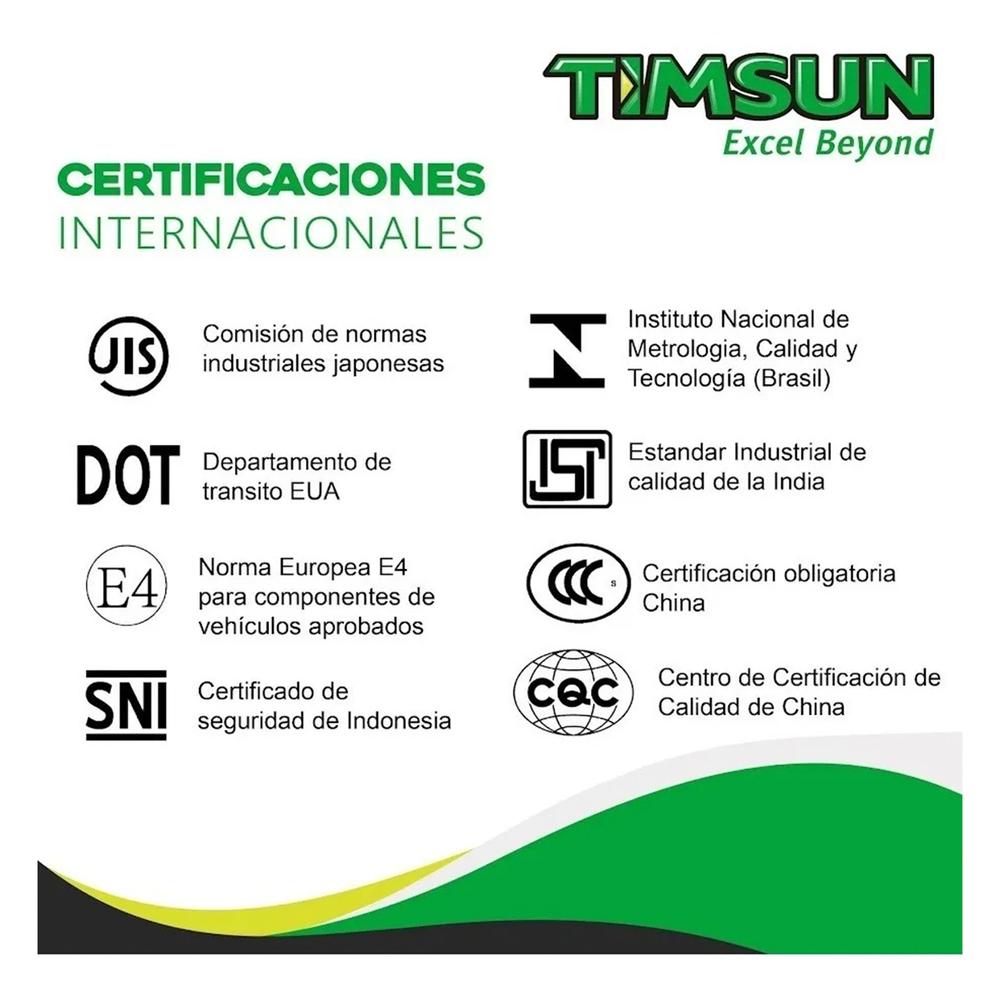Foto 3 pulgar | Llanta Tubeless para Motocicleta Timsun 3.00-10 42j Ts-600