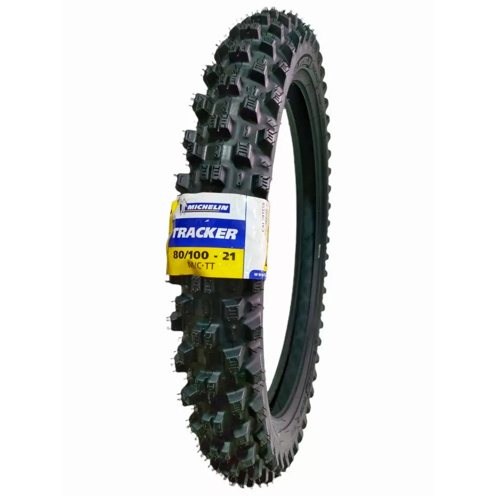 Llanta Michelin Tracker 80/100-21 51r Cross Uso Con Cámara