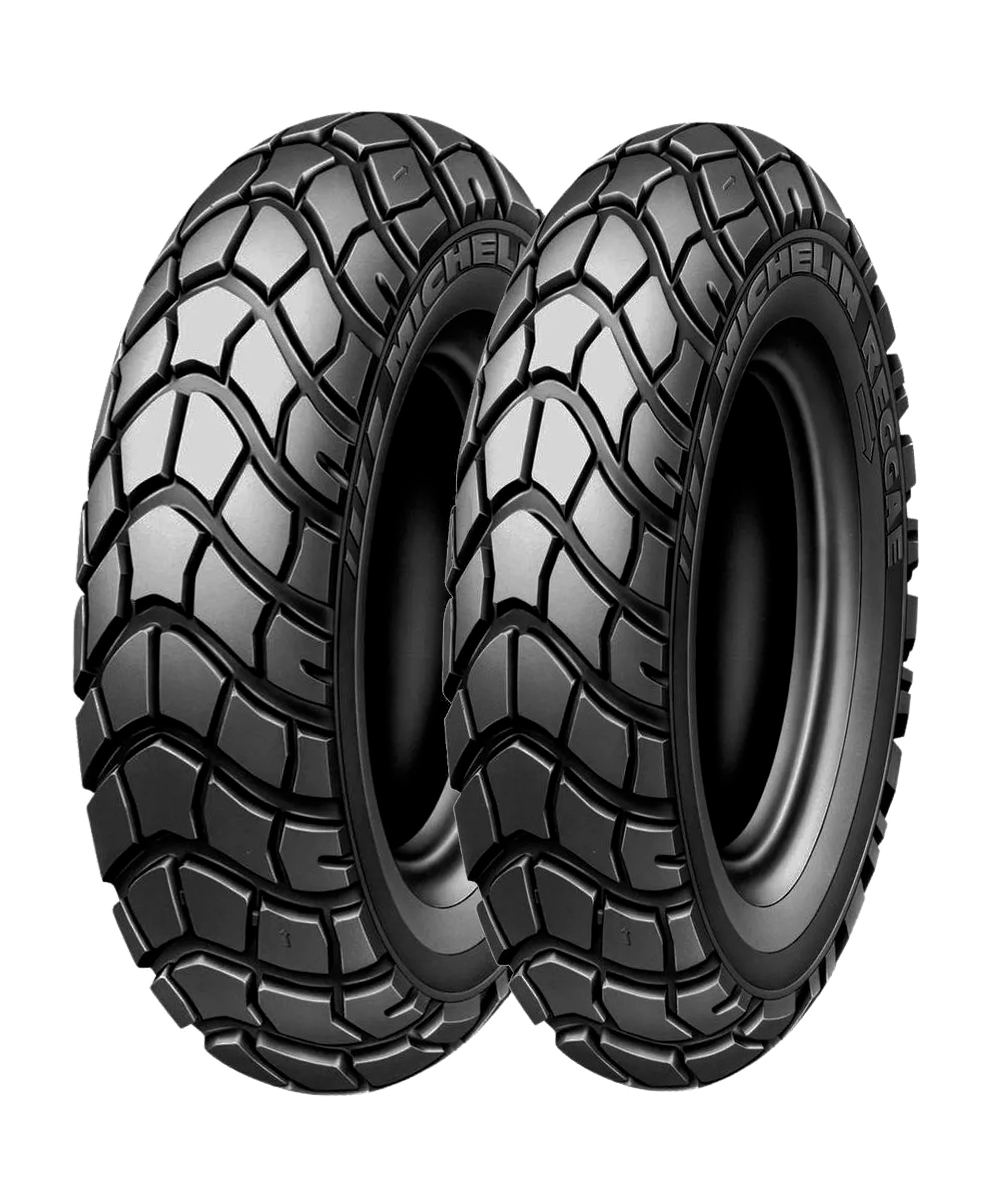 Llantas para Motocicleta Michelin Reggae 130/90-10 + 120/90-10 Uso sin Cámara