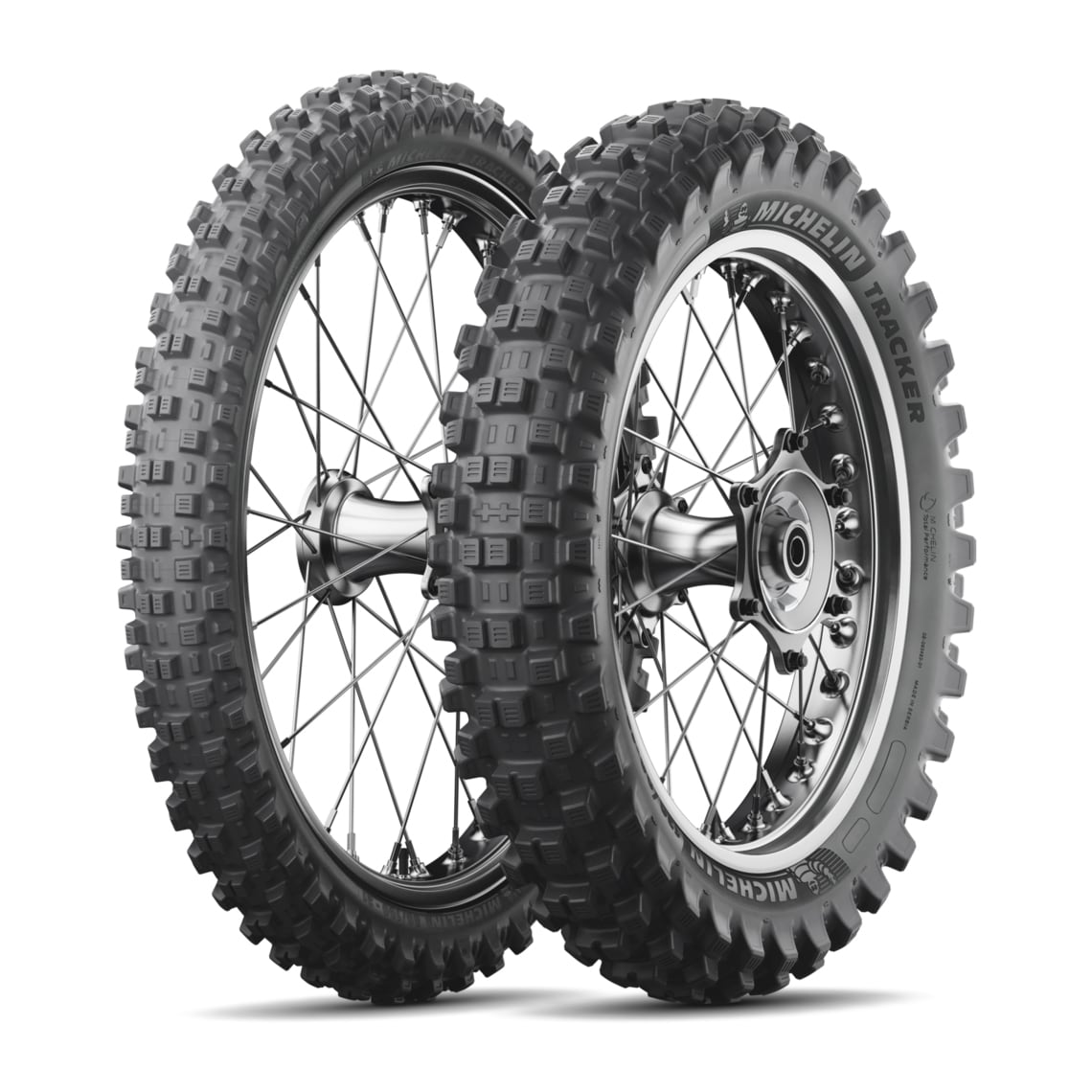 Llantas Michelin Tracker 110/100-18 + 90/90-21 Usan Cámara $4,052