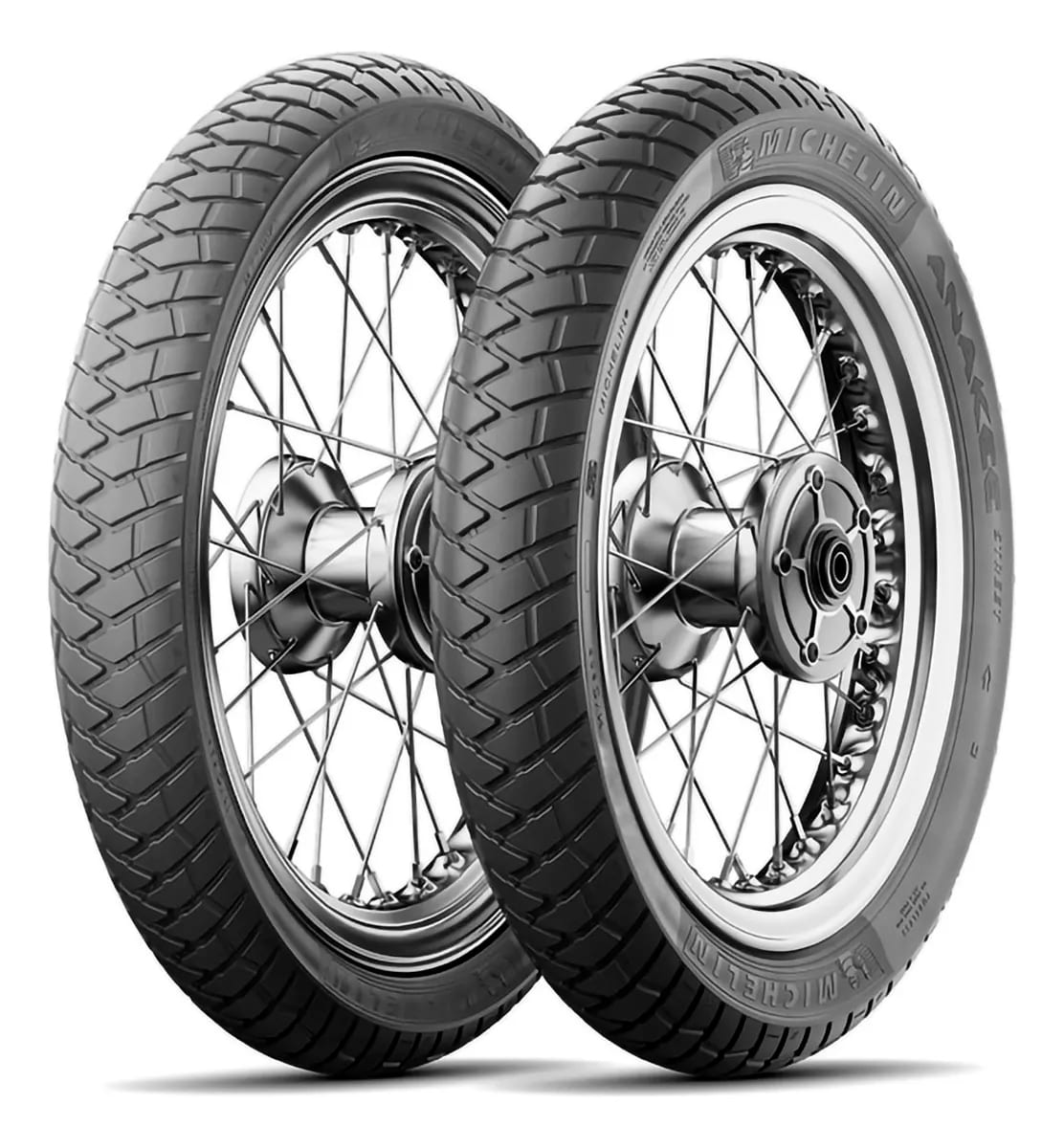 Llantas Michelin Anakee Street 3.00-17 + 2.75-17 Usan Cámara $2,109