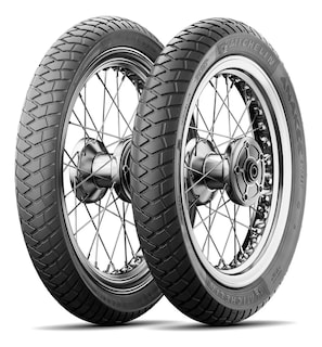 Foto 1 | Llantas Michelin Anakee Street 100/90-18 + 90/90-18 Uso Sin Cámara