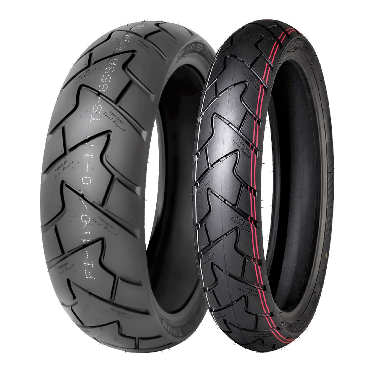 Llantas Timsun Ts-659 120/80-16 + 90/90-18 2 Piezas $2,265
