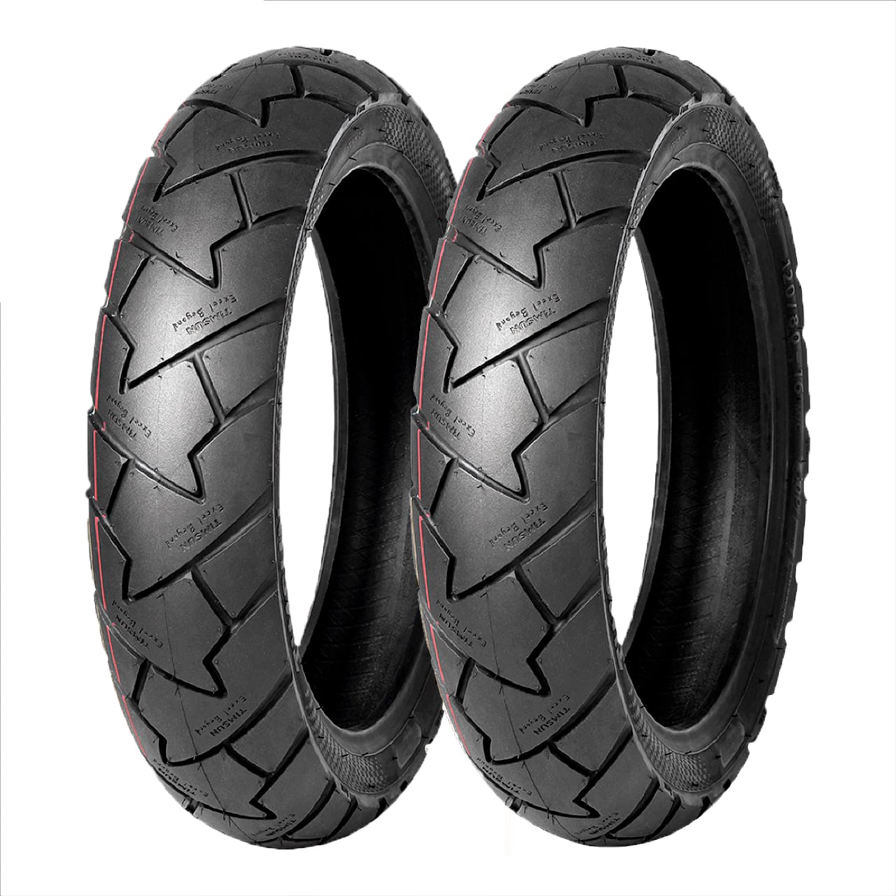 Llantas para Motocicleta Timsun TS-659 110/90-17 + 90/90-17 Uso sin Cámara 2 Piezas $2,321