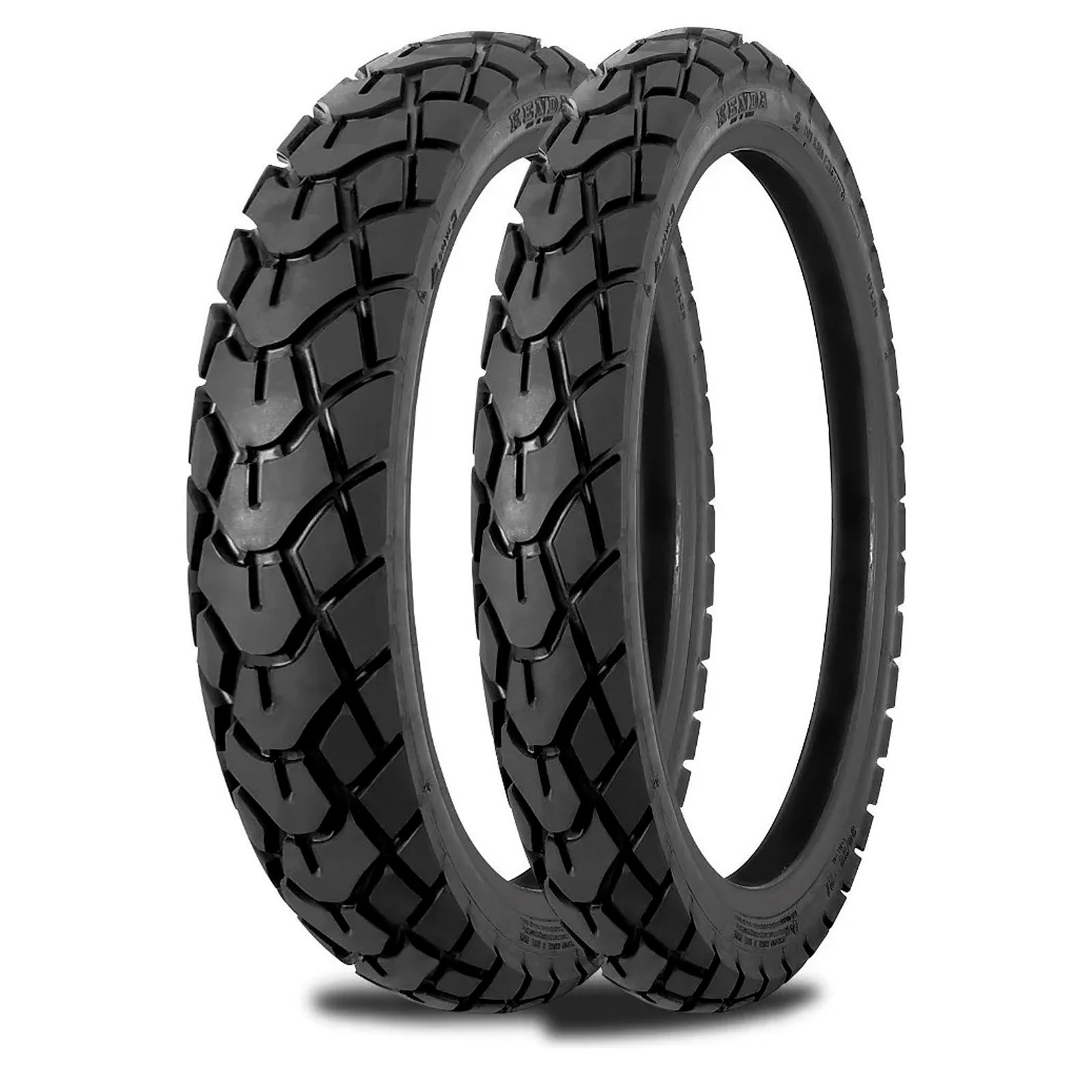 Llantas Kenda K761 Terra 110/90-17 + 90/90-19 Usan Cámara