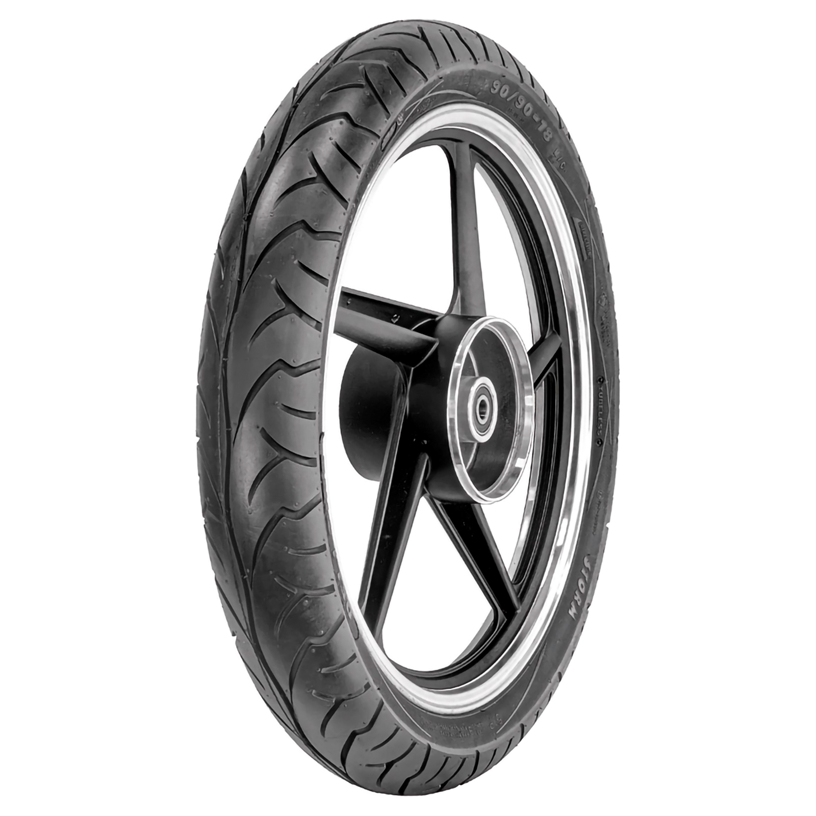 Llanta para Moto Deli Tire Storm 90/90-18 51p Uso sin Cámara