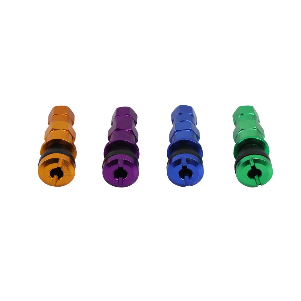 Foto 4 pulgar | Pivote Válvula Roda Recto Aluminio Universal 20 Piezas para Motocicleta