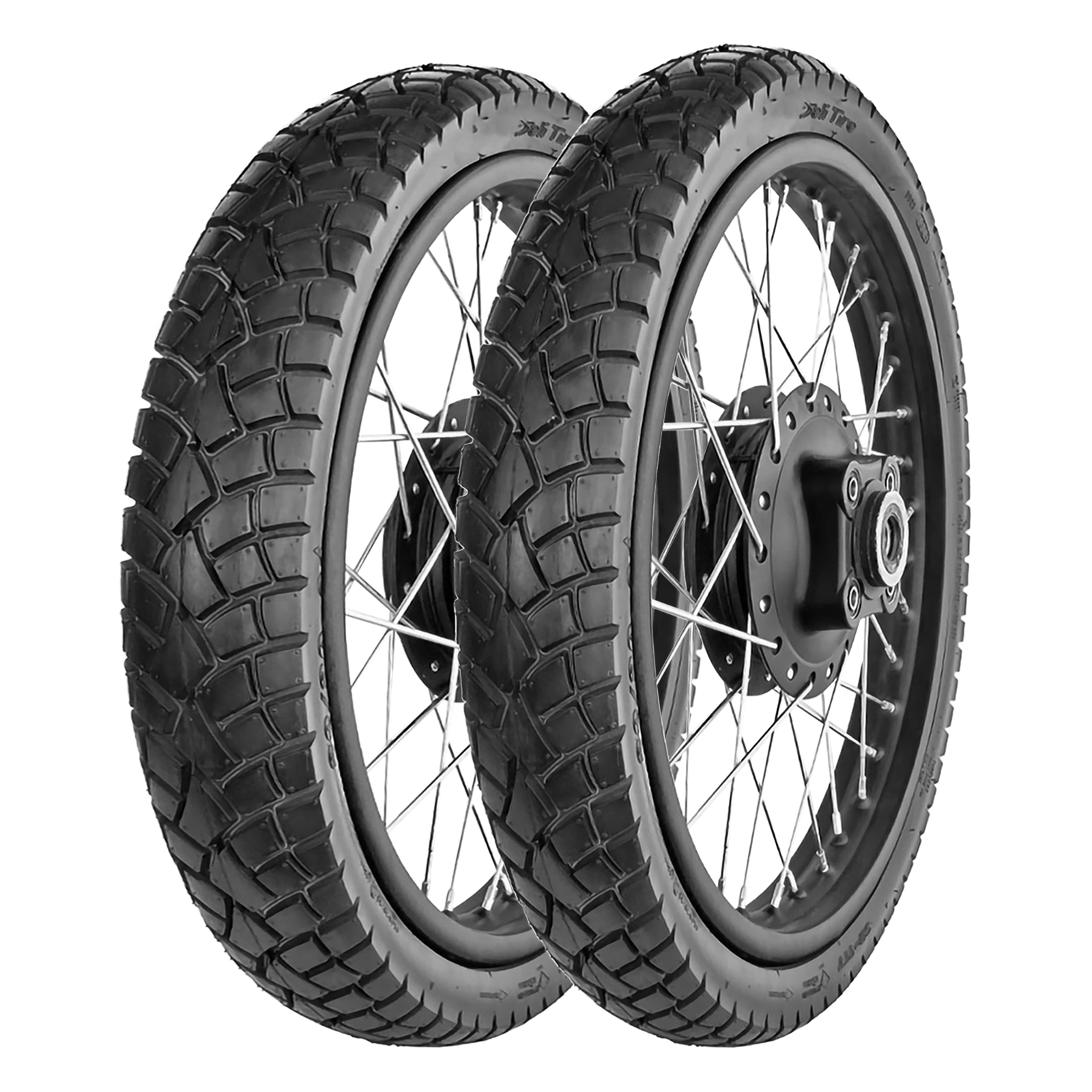 Llantas Deli Tire Street Enduro 110/90-17 + 90/90-19 Uso con Cámara