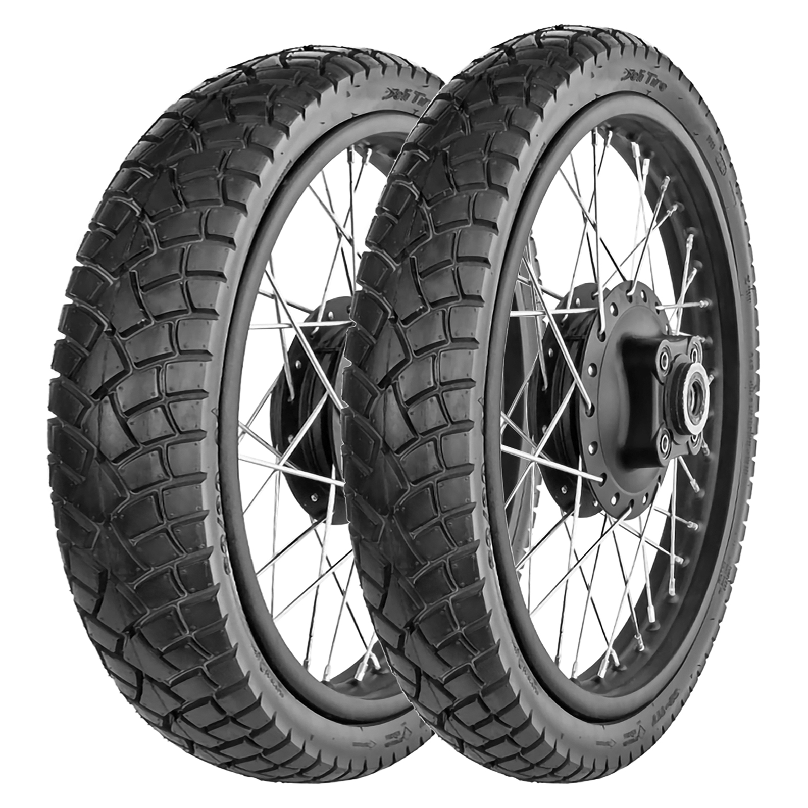 Llantas Deli Tire Street Enduro 130/80-17 + 110/80-17 Uso Sin Cámara