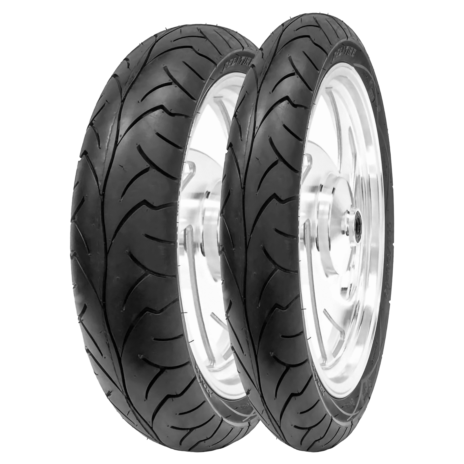 Llantas Deli Tire Storm 130/90-15 + 90/90-18 Uso Sin Cámara