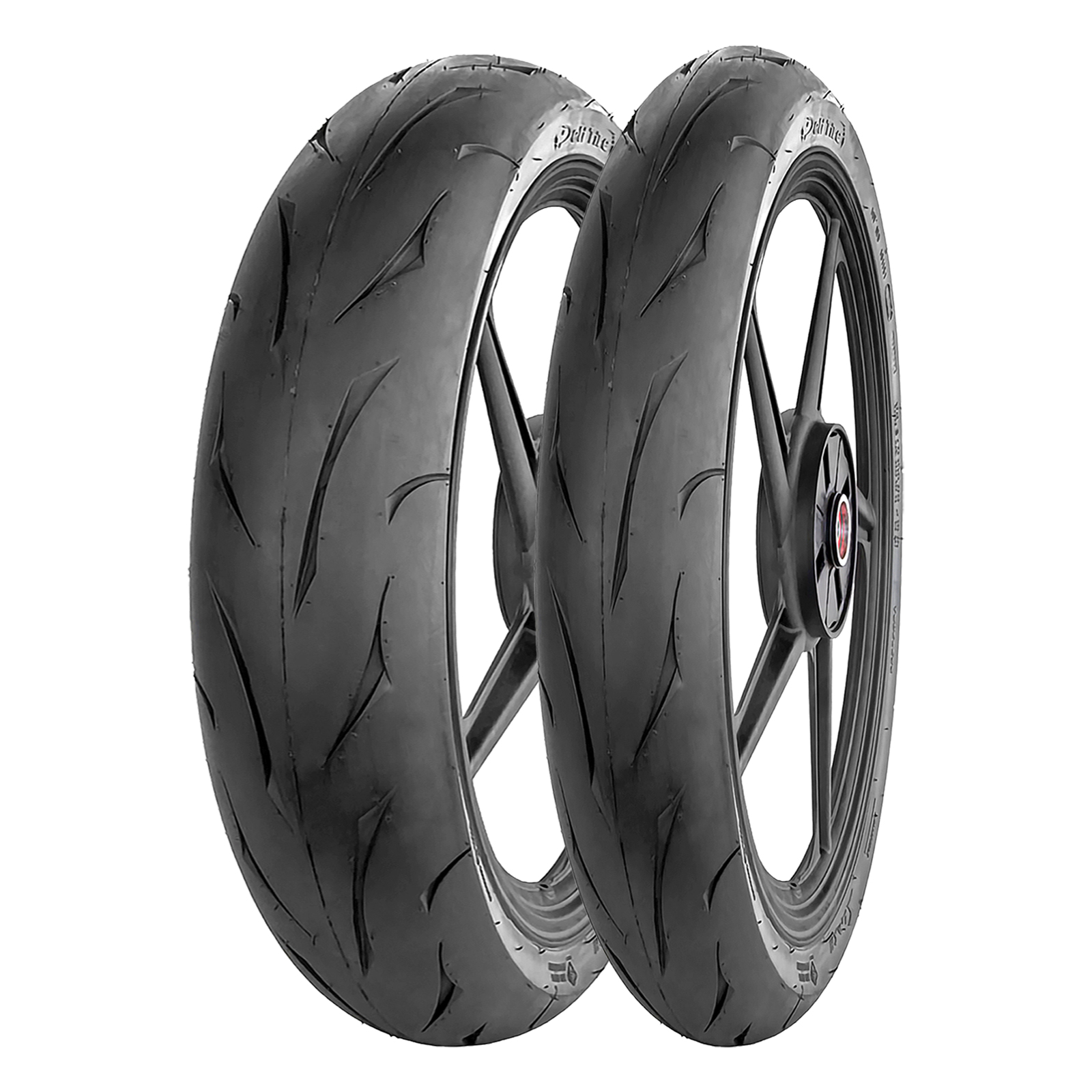 Foto 2 pulgar | Llantas Deli Tire Slash 130/70-17 + 100/80-17 Uso Sin Cámara
