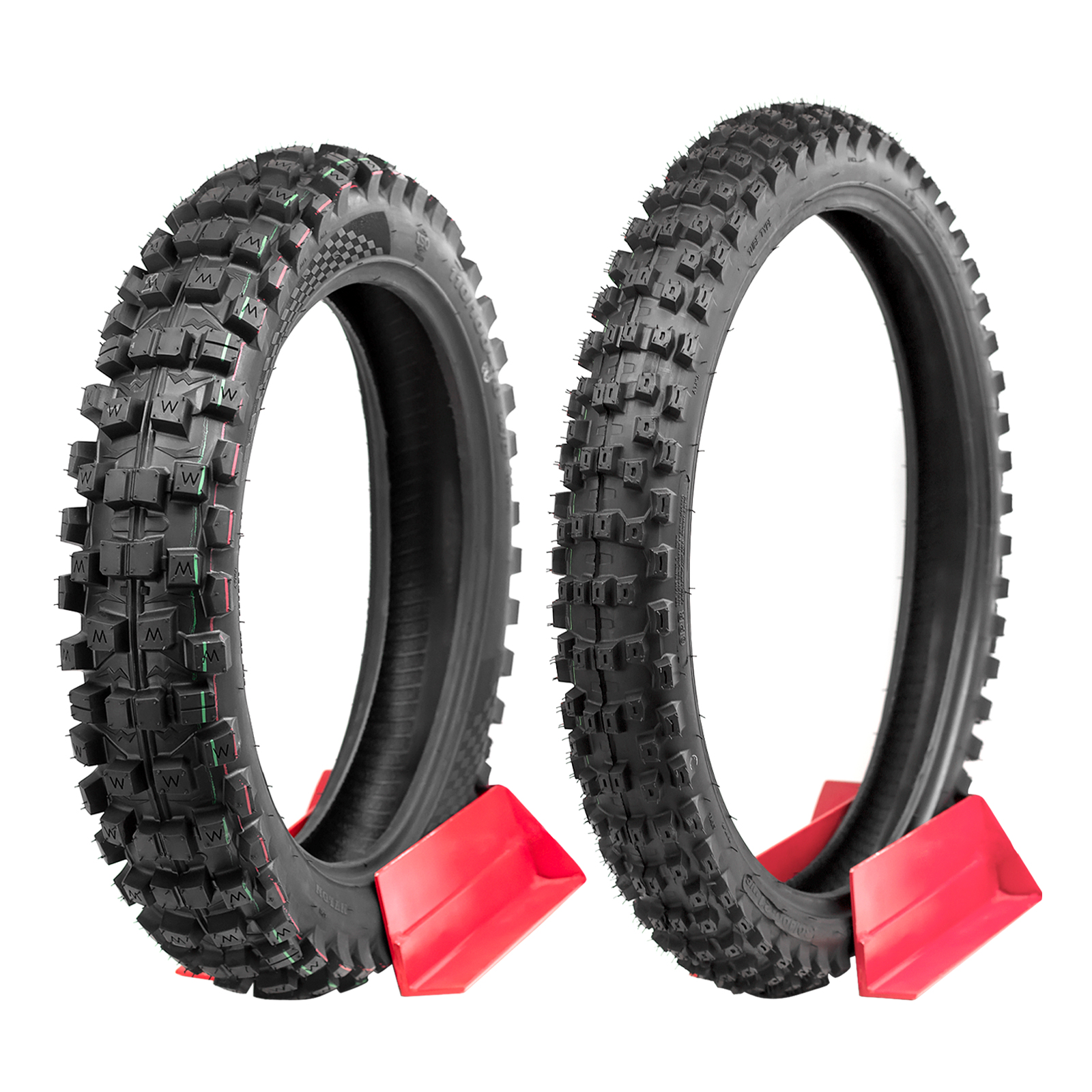 Llantas Sayto Pg14t 110/100-18 70l + 80/100-21 57p Cross Dm200 Revenge 200 Uso Con Cámara