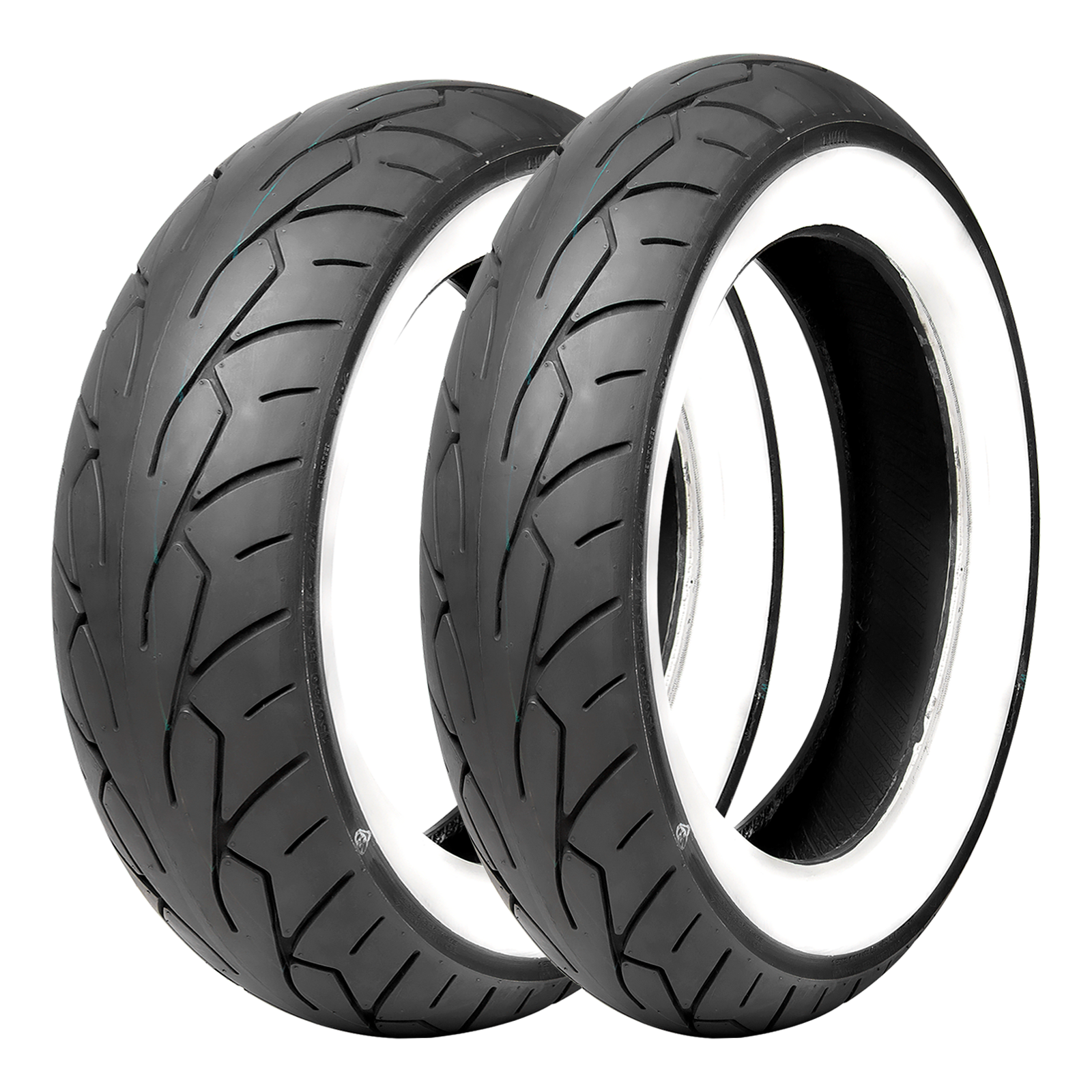 Foto 2 pulgar | Llantas Vee Rubber Cara Blanca Vrm-302 180/50r18 71h + 130/70-18 63h Uso Sin Camara